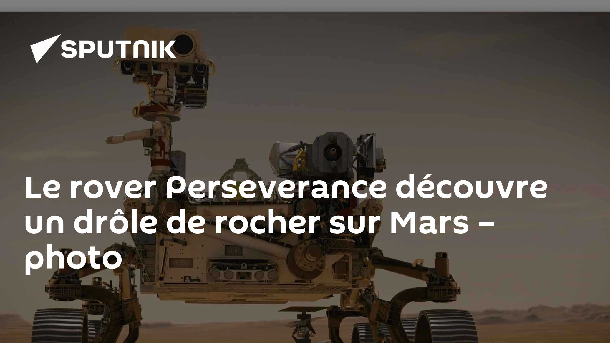 Le rover Perseverance découvre un drôle de rocher sur Mars – photo - 28 ...