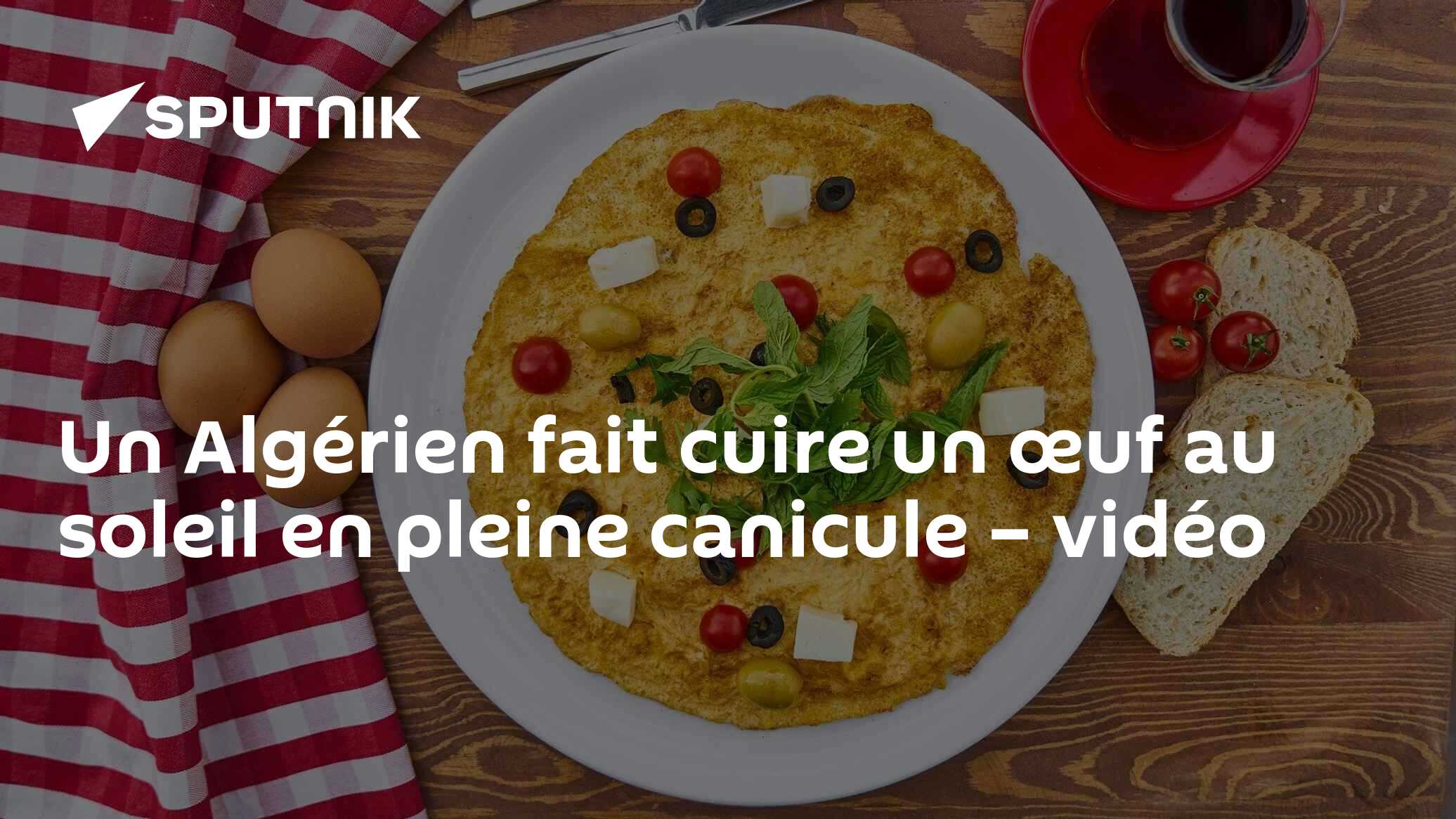 Un Algérien fait cuire un œuf au soleil en pleine canicule – vidéo