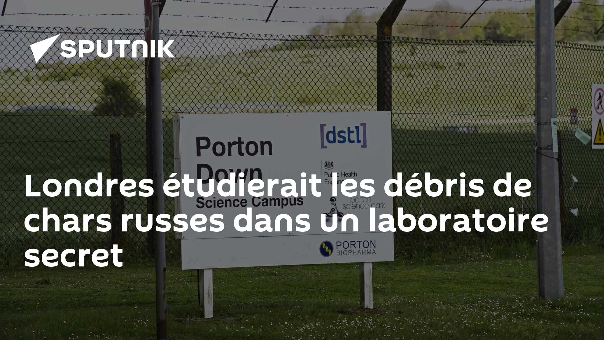 Londres étudierait les débris de chars russes dans un laboratoire secret