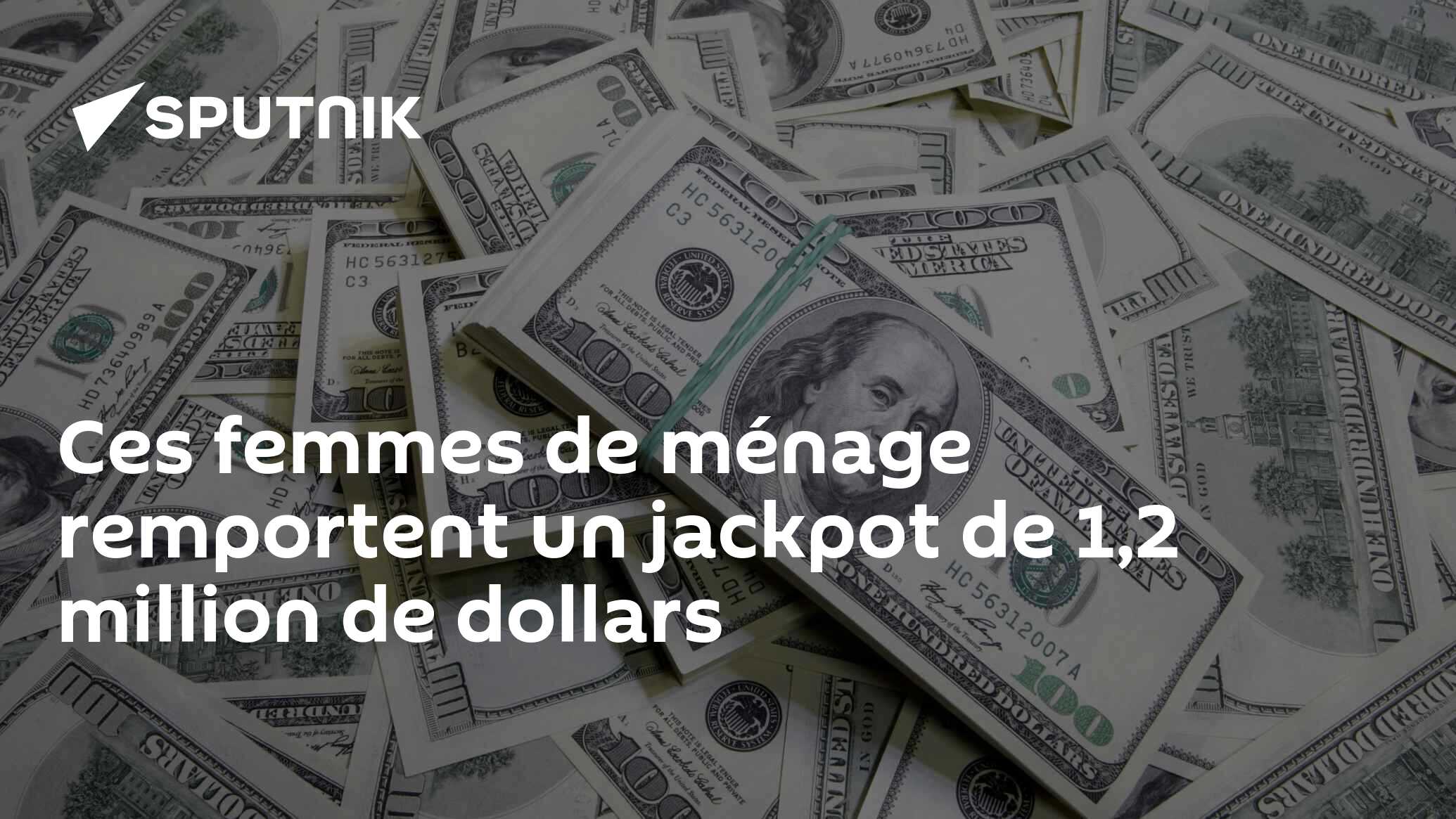 Ces femmes de ménage remportent un jackpot de 1,2 million de dollars 01.08.2023, Sputnik Afrique