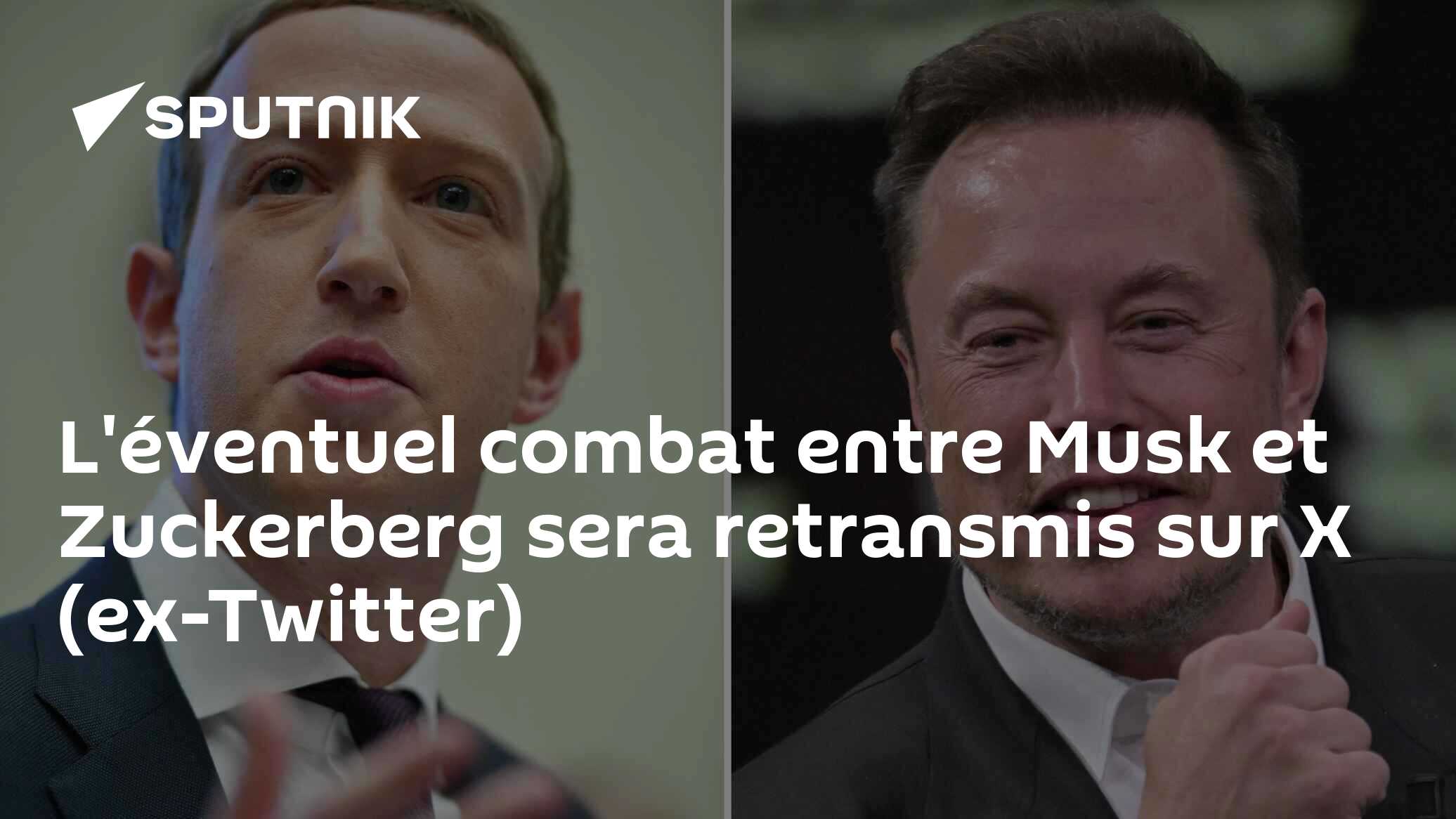 L'éventuel combat entre Musk et Zuckerberg sera retransmis sur X (ex-Twitter)