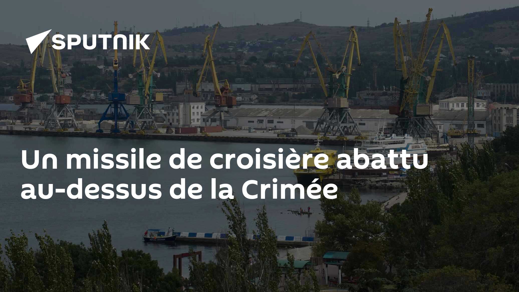 Un missile de croisière abattu au-dessus de la Crimée