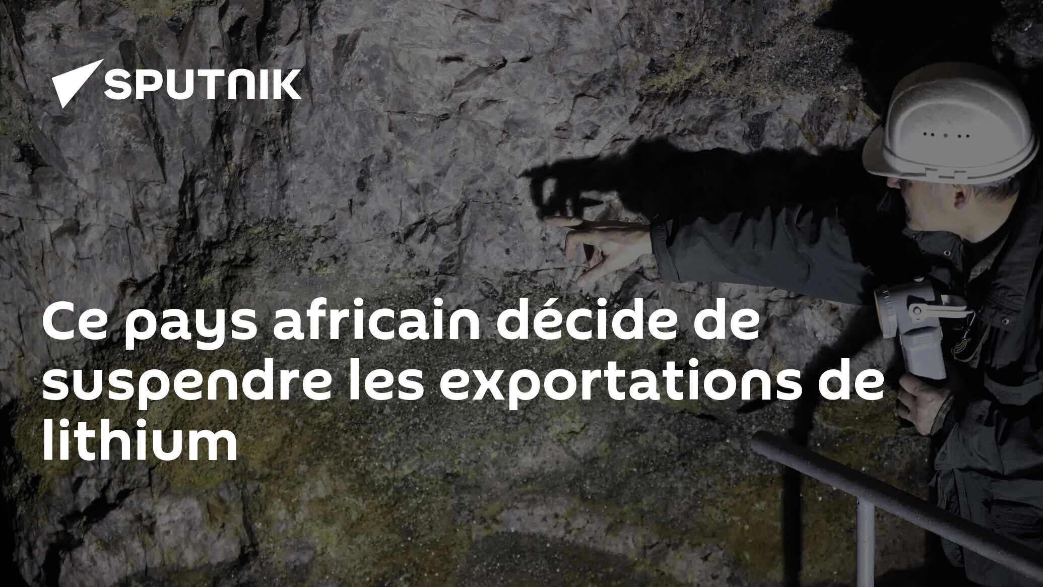 Ce pays africain décide de suspendre les exportations de lithium