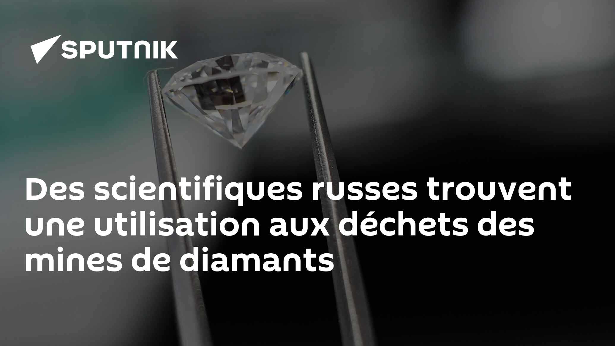 Des scientifiques russes trouvent une utilisation aux déchets des mines de diamants