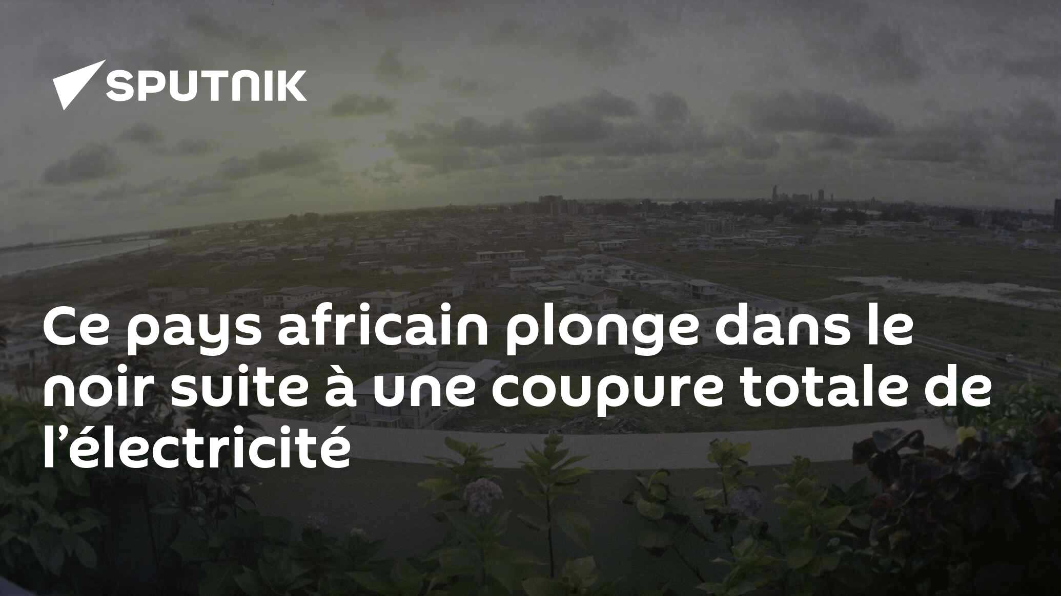 Ce pays africain plonge dans le noir suite à une coupure totale de l’électricité