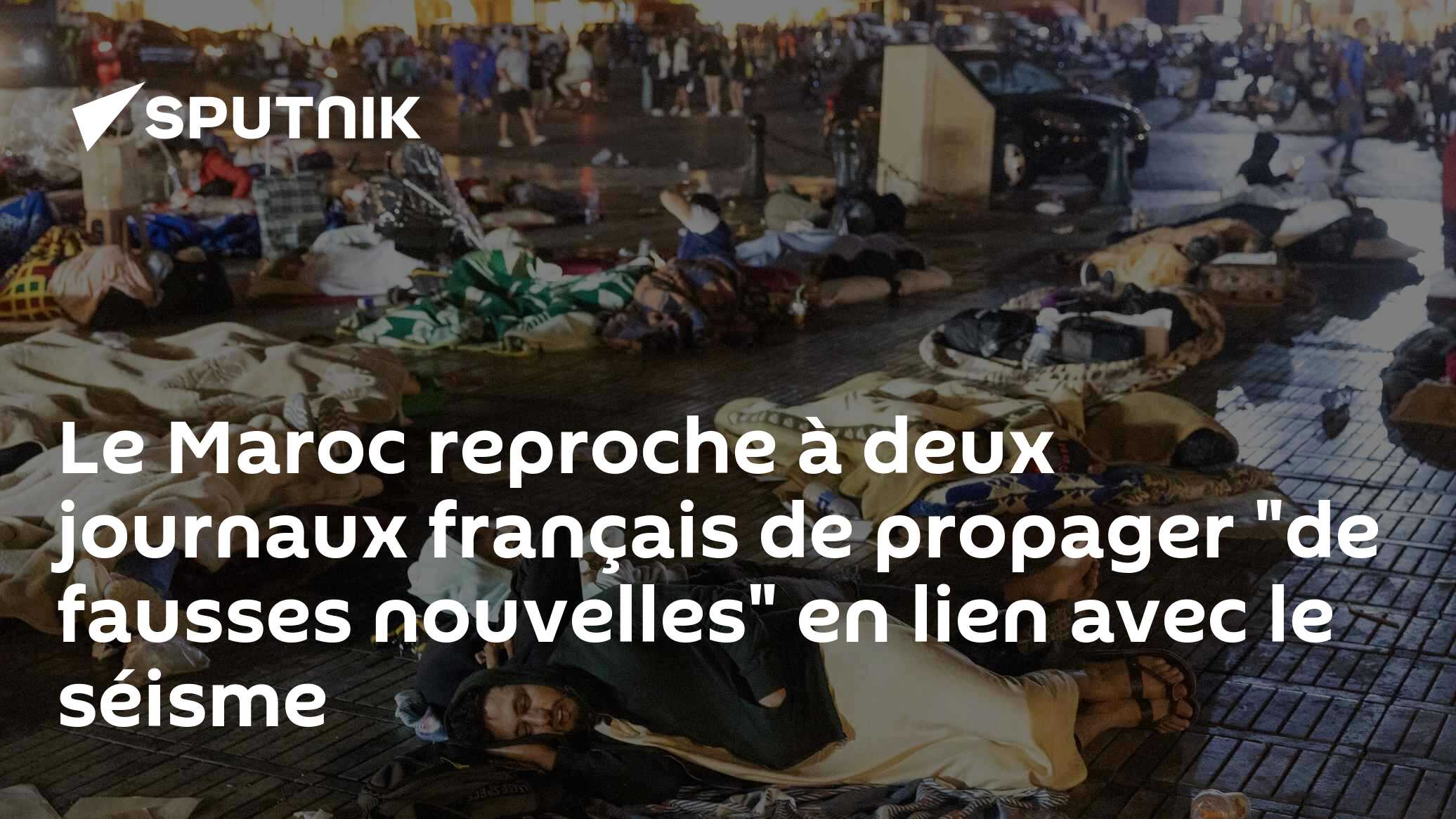 Le Maroc reproche à deux journaux français de propager "de fausses ...