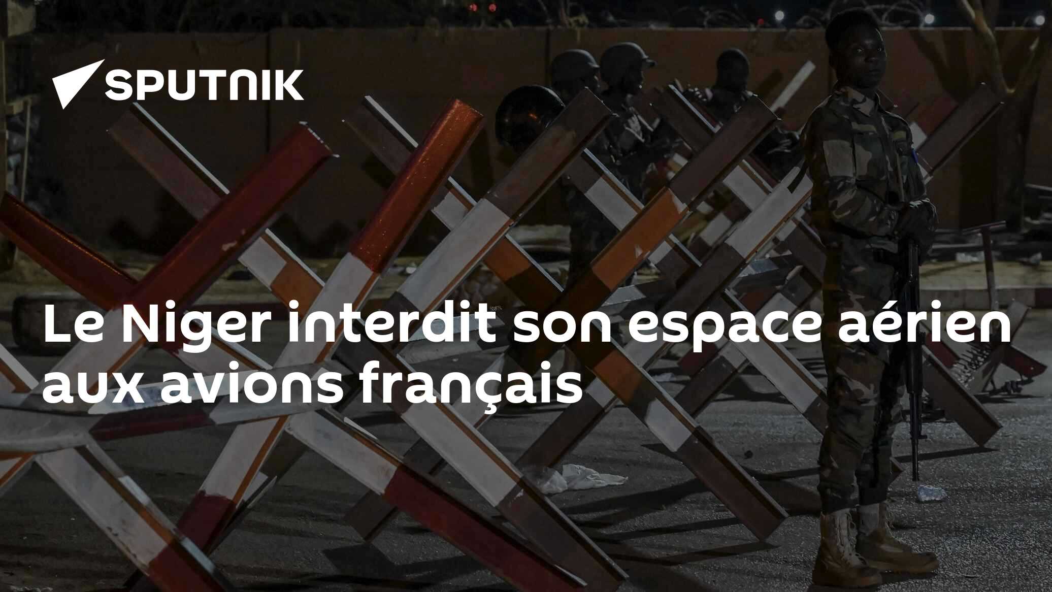 Le Niger interdit son espace aérien aux avions français
