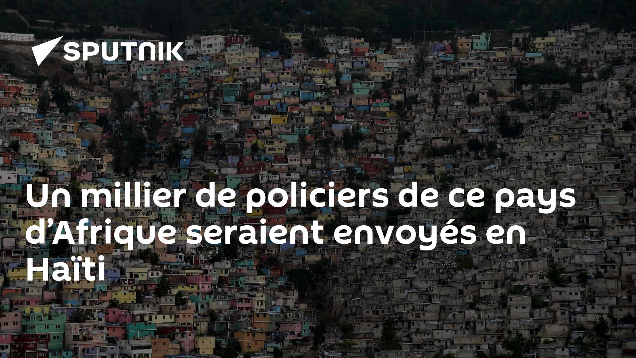 Un millier de policiers de ce pays d’Afrique seraient envoyés en Haïti