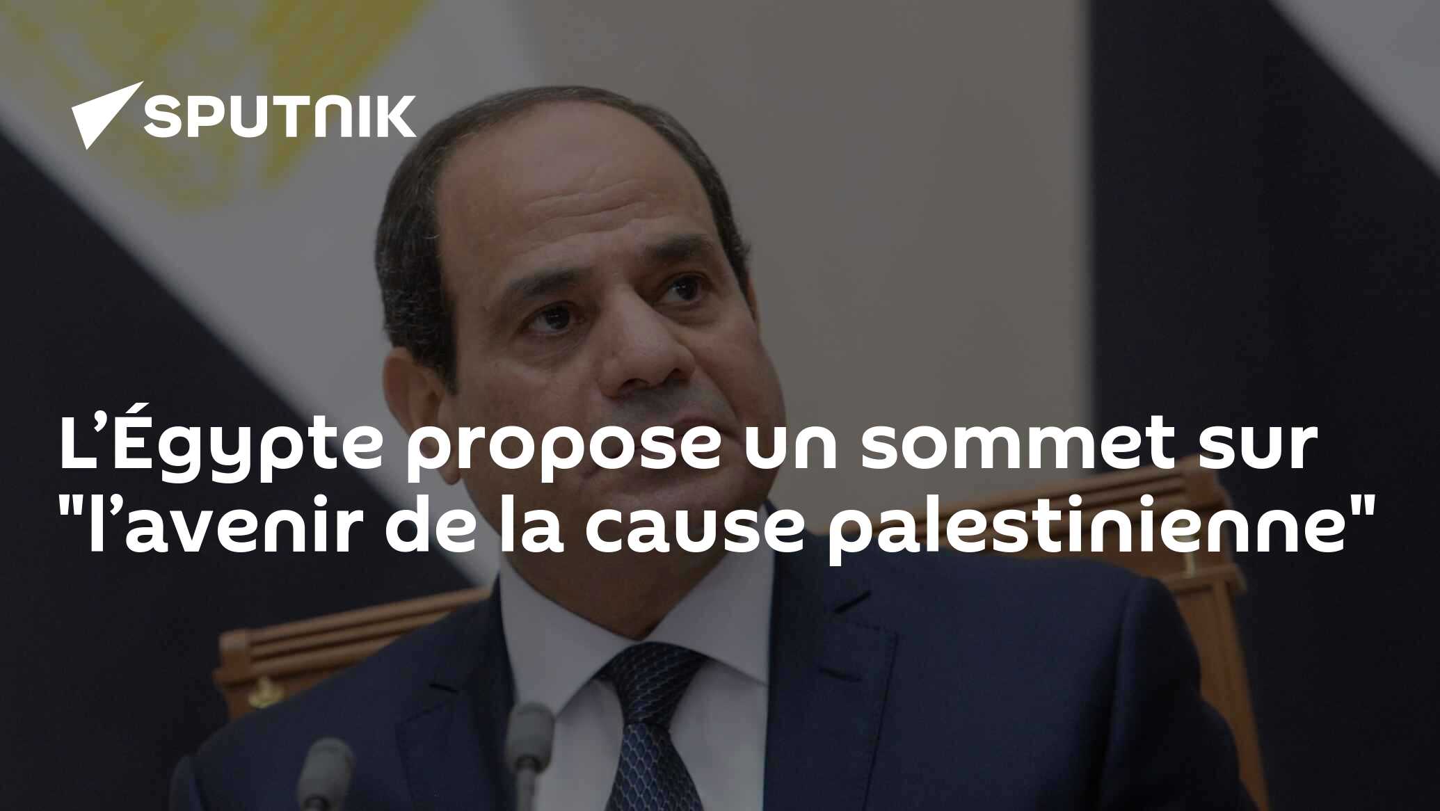 L’Égypte propose un sommet sur "l’avenir de la cause palestinienne"