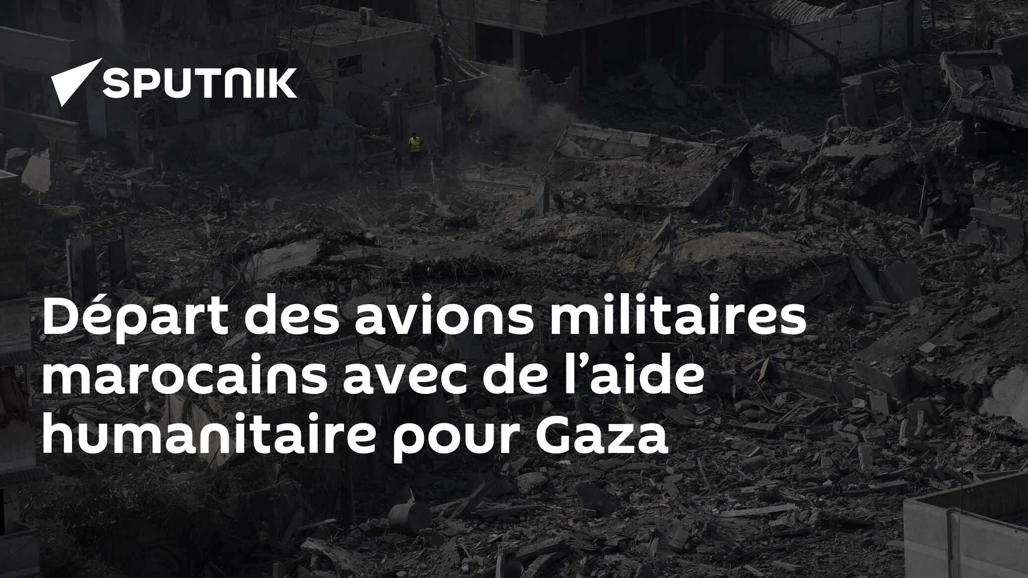 Départ Des Avions Militaires Marocains Avec De Laide Humanitaire Pour Gaza 25102023