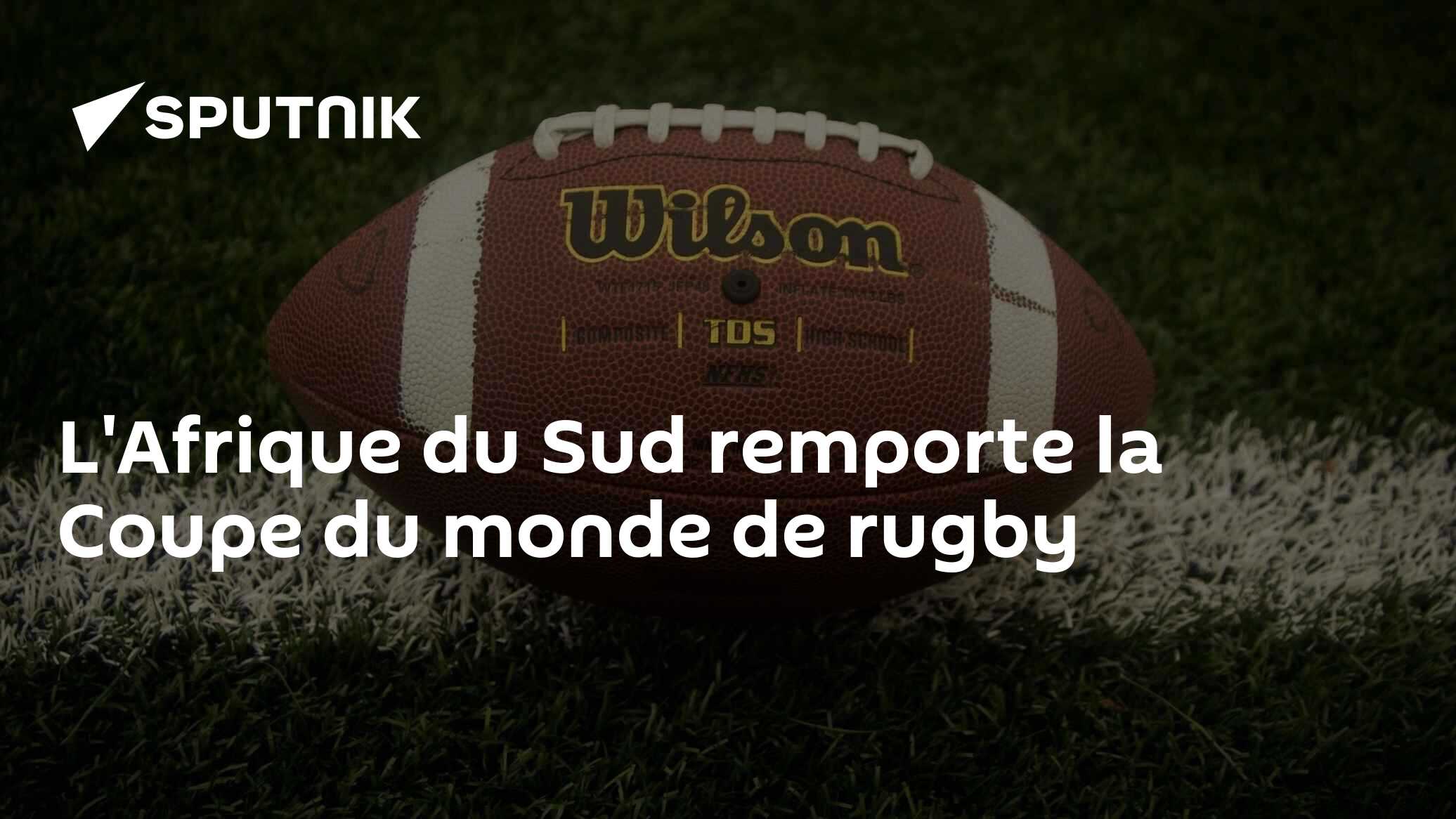 L'Afrique du Sud remporte la Coupe du monde de rugby