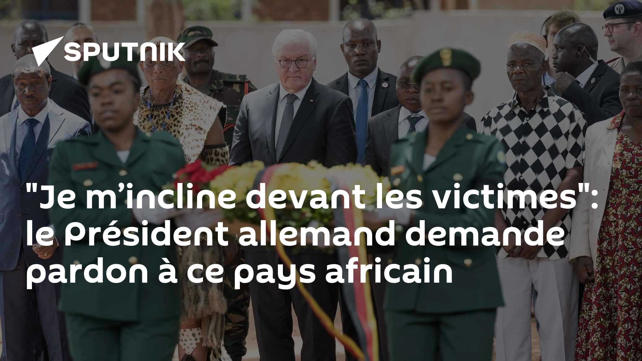 "Je m’incline devant les victimes": le Président allemand demande pardon à ce pays africain
