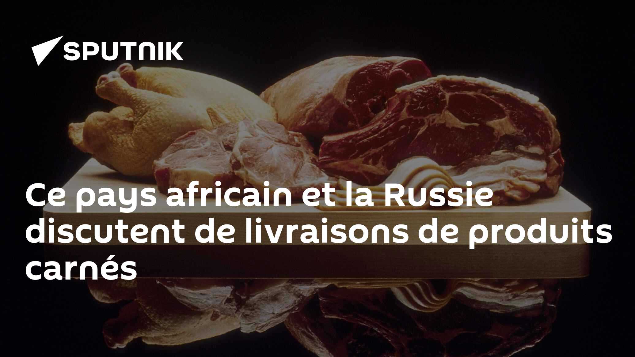 Ce pays africain et la Russie discutent de livraisons de produits carnés