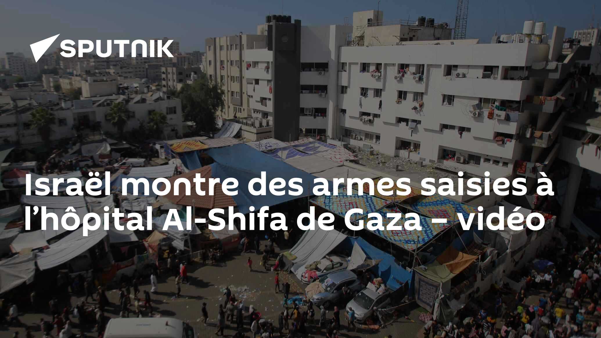 Israël montre des armes saisies à l’hôpital Al-Shifa de Gaza – vidéo