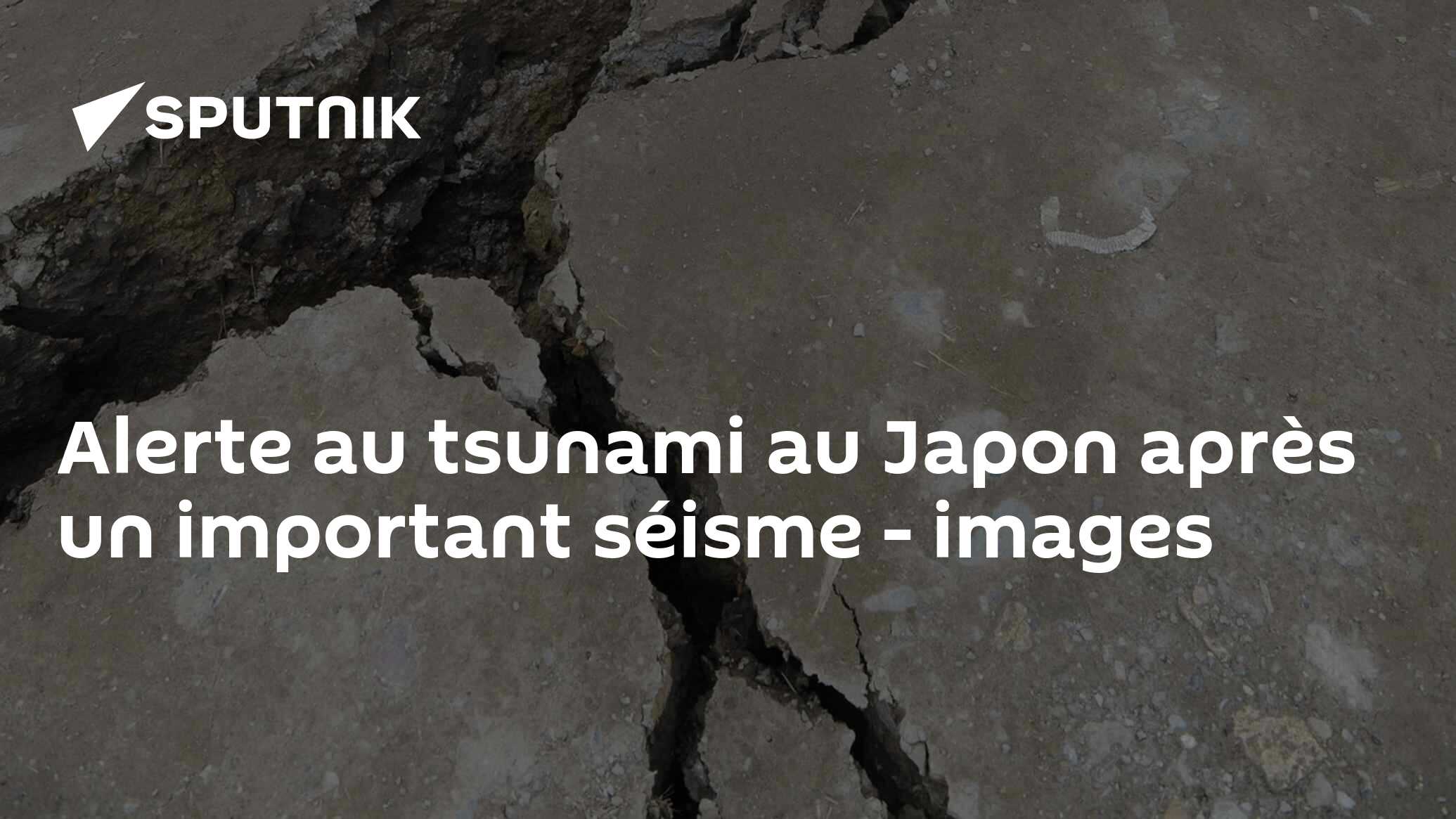 Alerte au tsunami au Japon après un important séisme images 01.01.