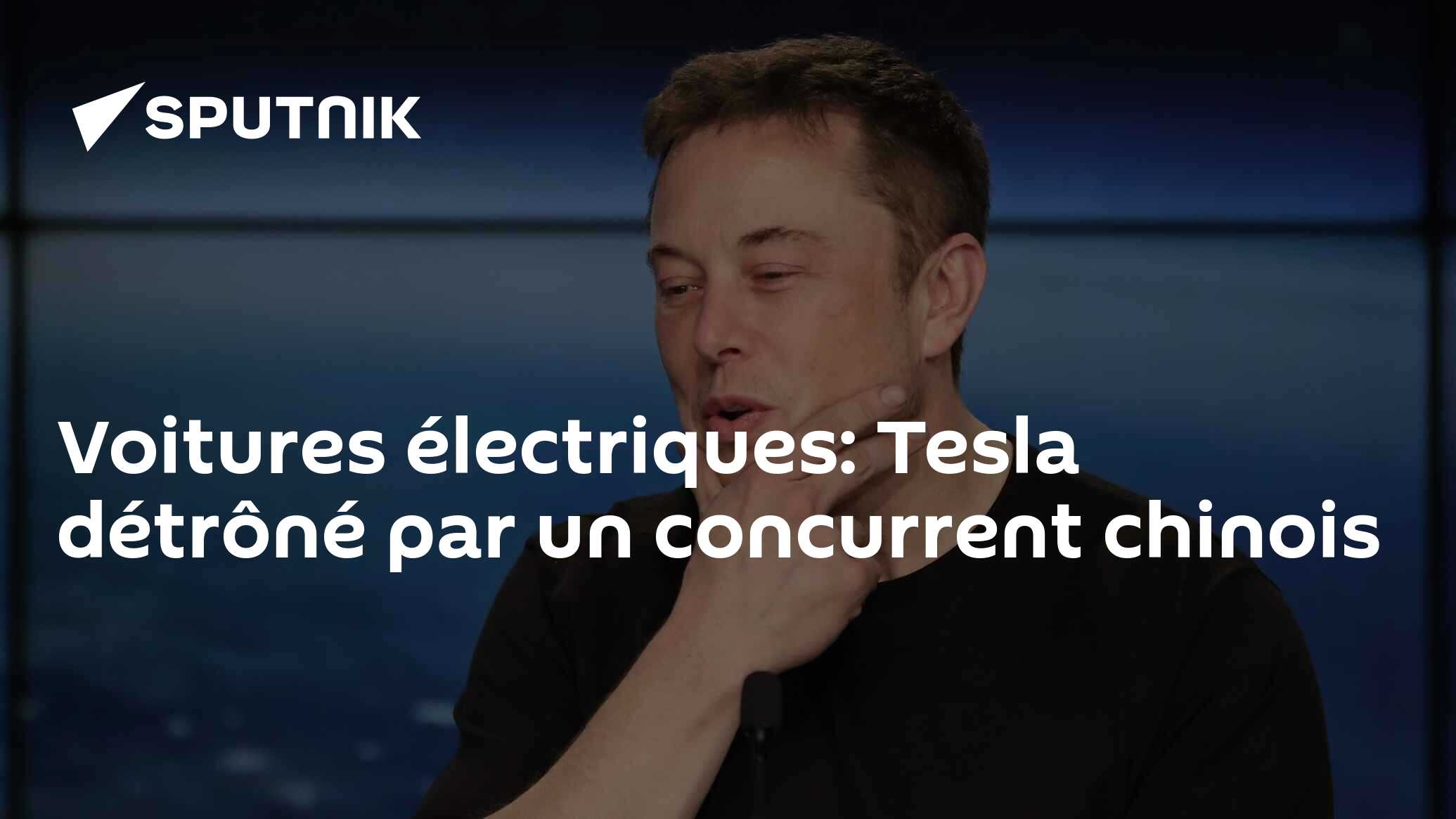 Voitures électriques: Tesla détrôné par un concurrent chinois