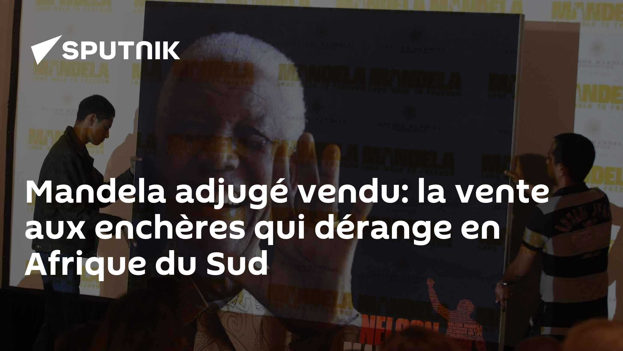 Mandela adjugé vendu: la vente aux enchères qui dérange en Afrique du Sud