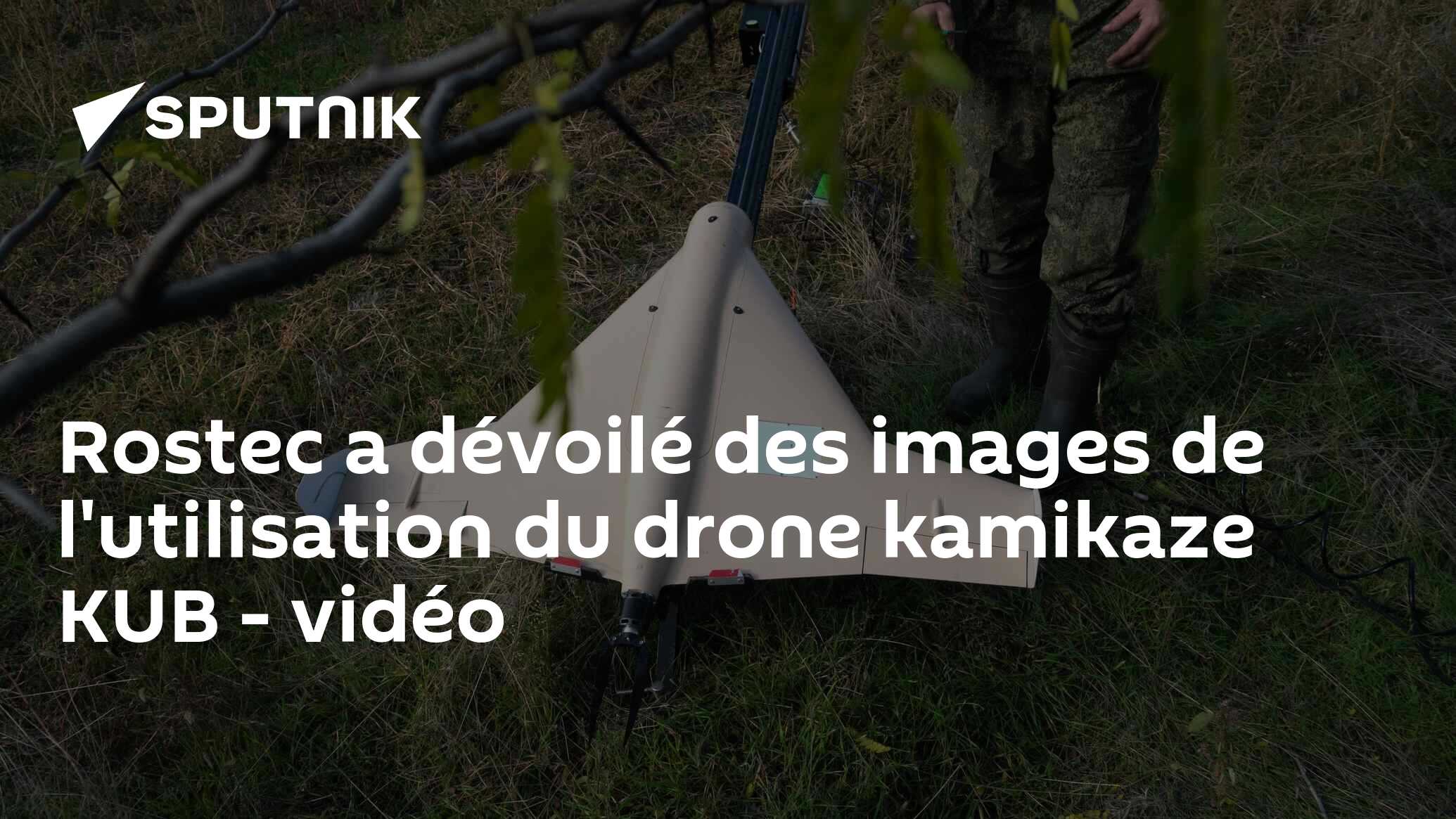 Rostec a dévoilé des images de l'utilisation du drone kamikaze KUB - vidéo