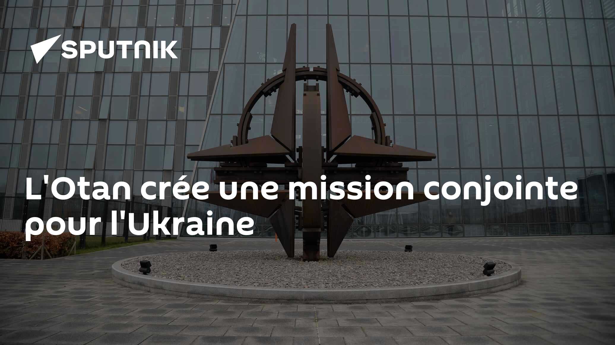 L'Otan crée une mission conjointe pour l'Ukraine