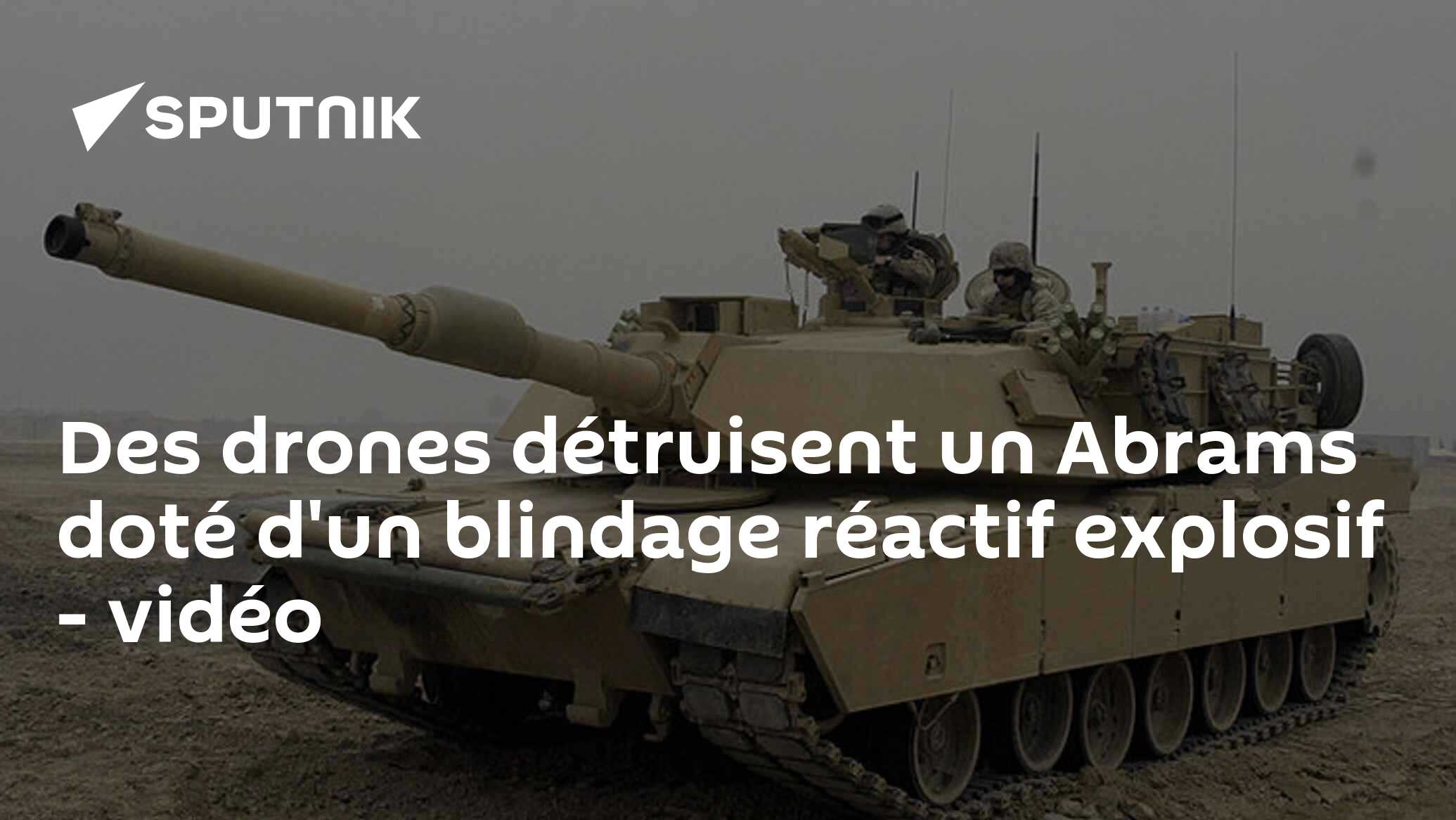 Des drones détruisent un Abrams doté d'un blindage réactif explosif - vidéo