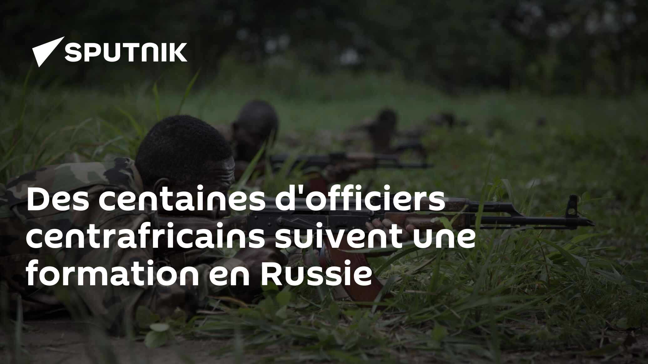 Des centaines d'officiers centrafricains suivent une formation en Russie