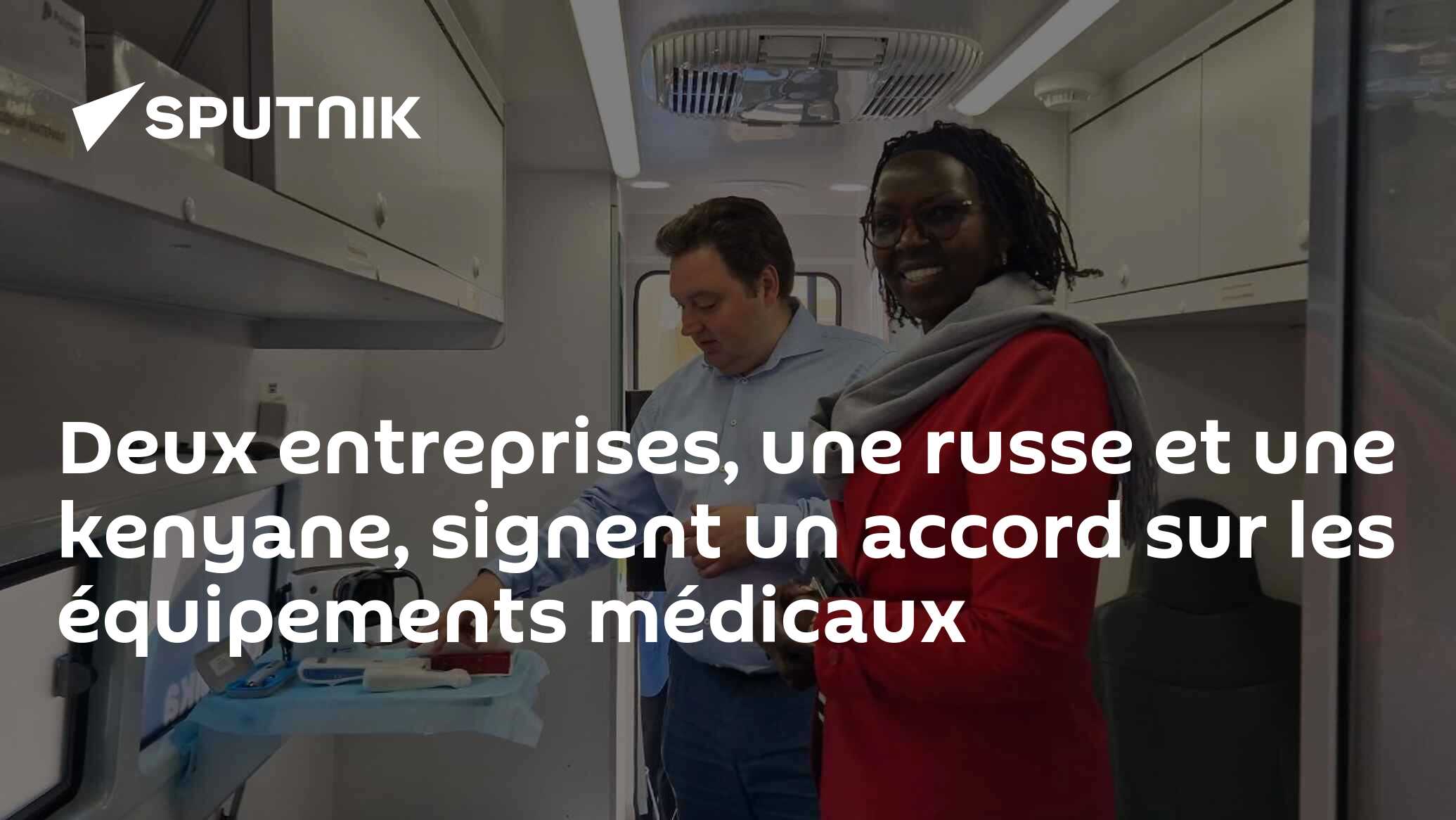 Deux entreprises, une russe et une kenyane, signent un accord sur les équipements médicaux