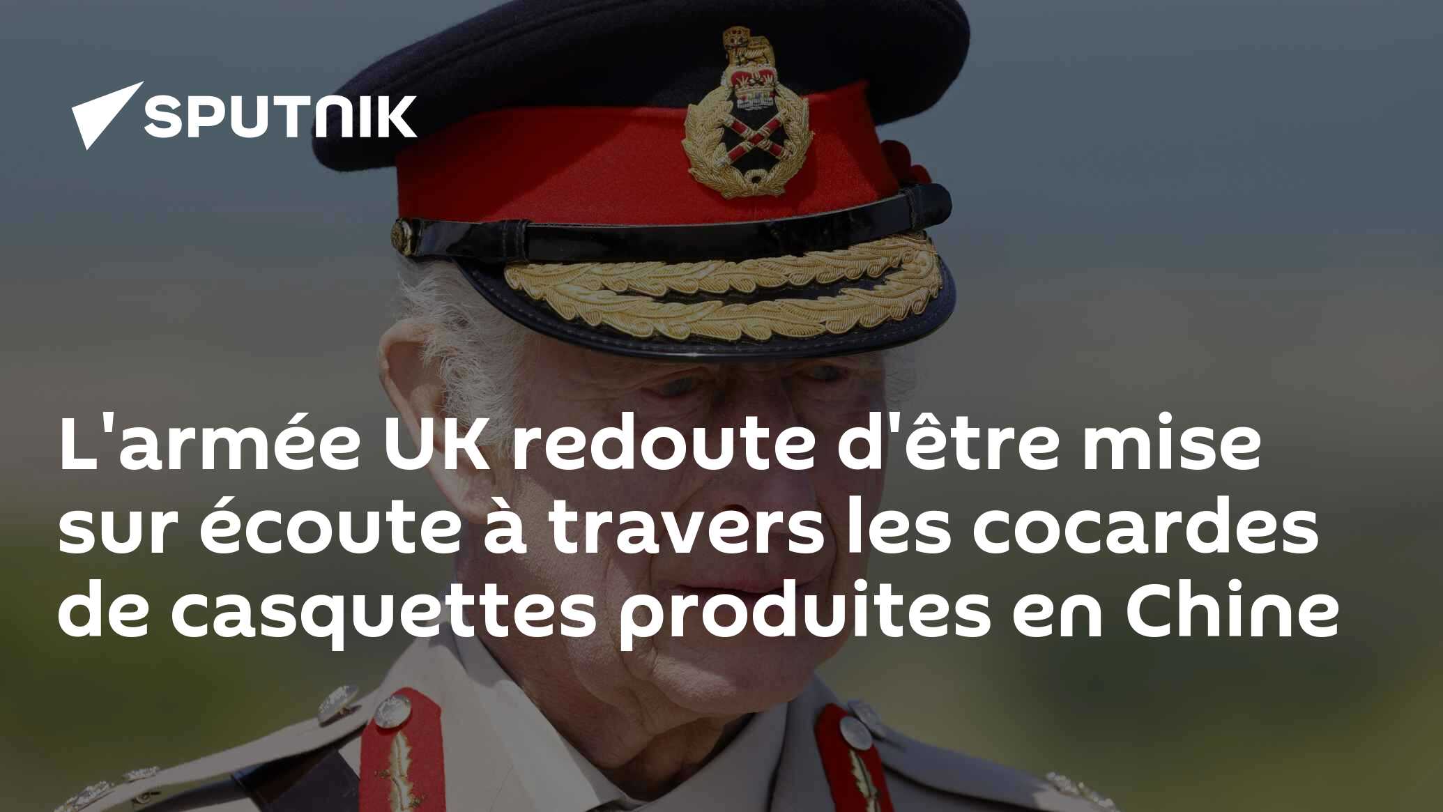 L'armée UK redoute d'être mise sur écoute à travers les cocardes de casquettes produites en Chine