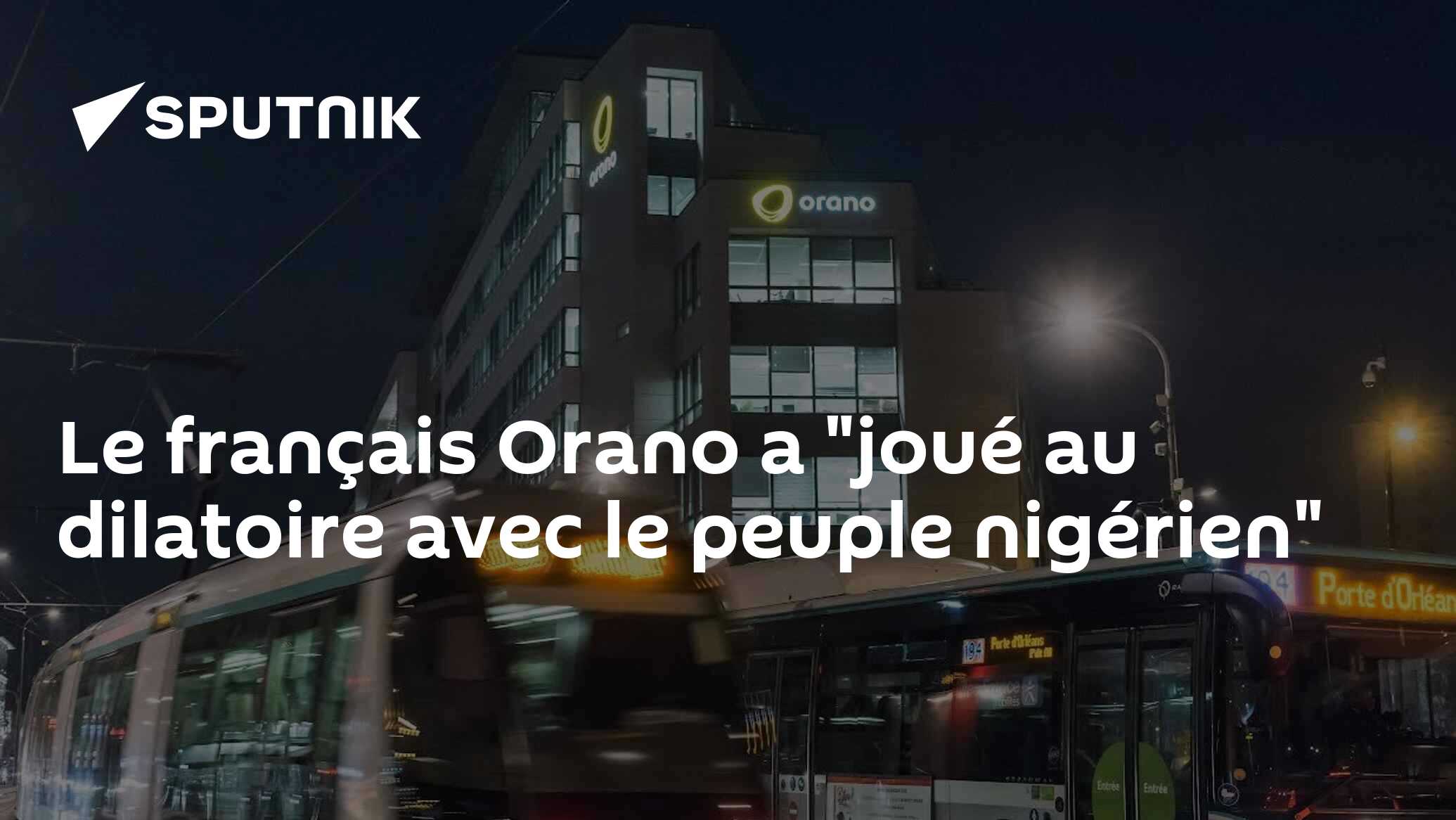 Le français Orano a "joué au dilatoire avec le peuple nigérien"