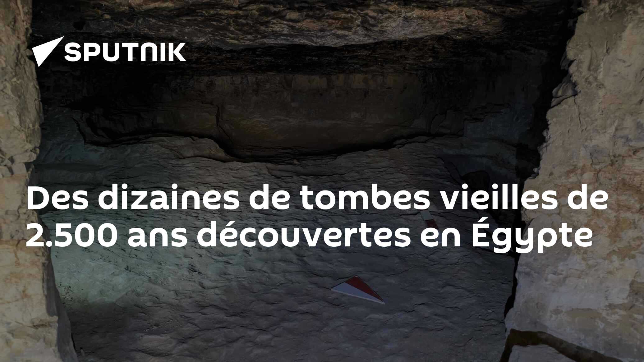 Des dizaines de tombes vieilles de 2.500 ans découvertes en Égypte