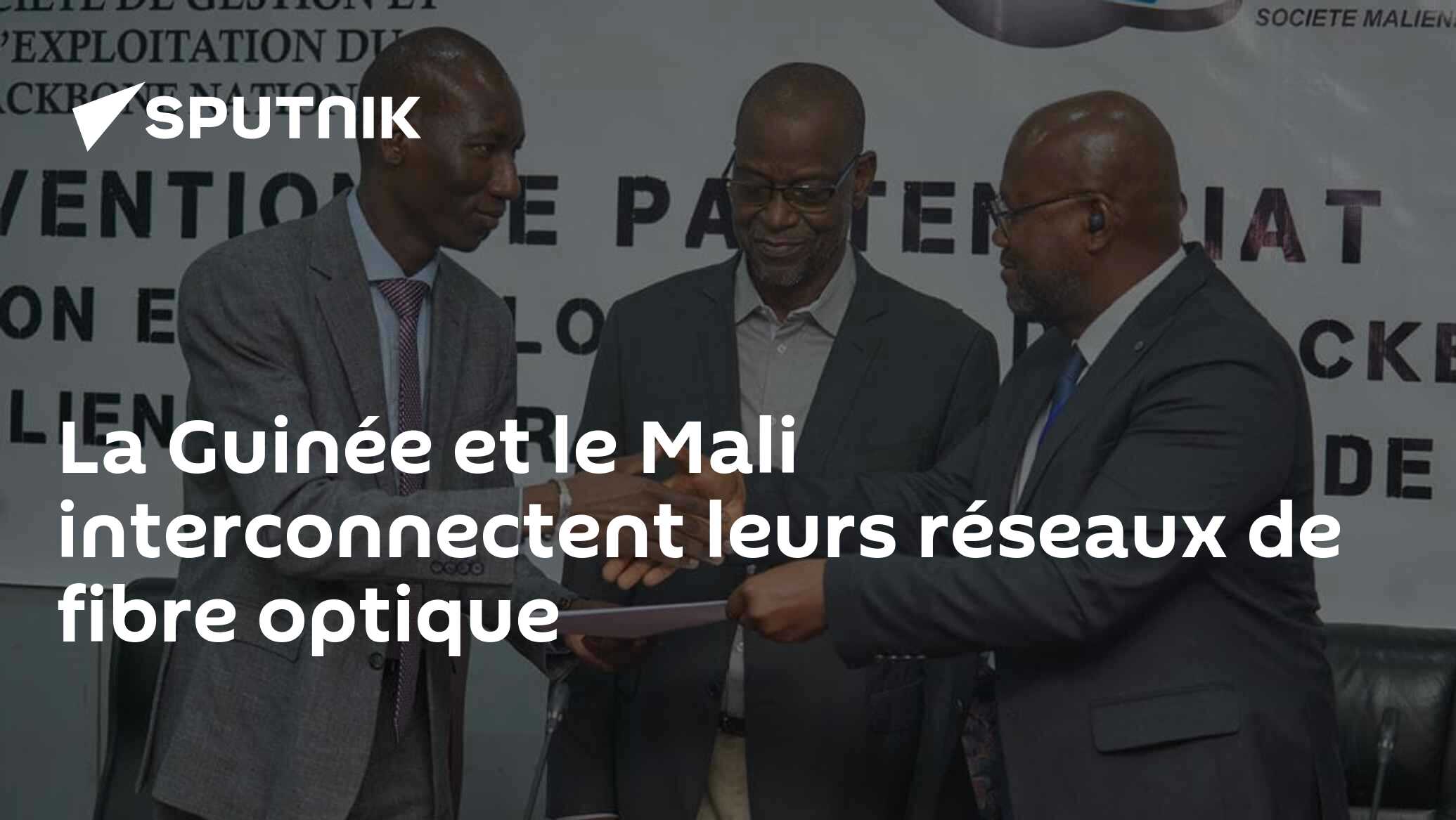 La Guinée et le Mali interconnectent leurs réseaux de fibre optique
