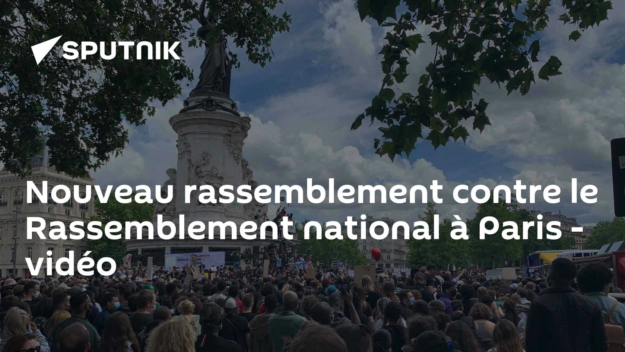 Nouveau rassemblement contre le Rassemblement national à Paris - vidéo