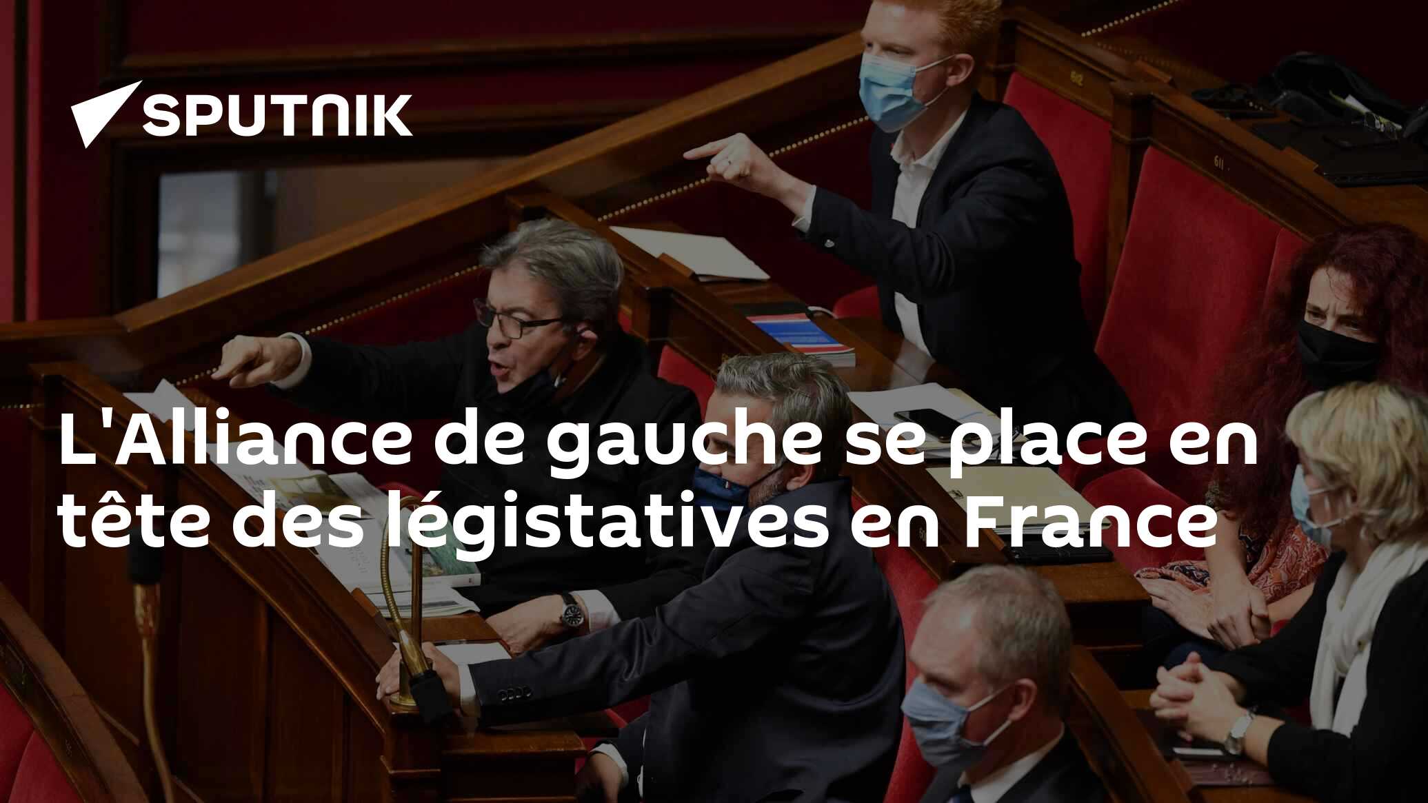 L'Alliance de gauche se place en tête des légistatives en France