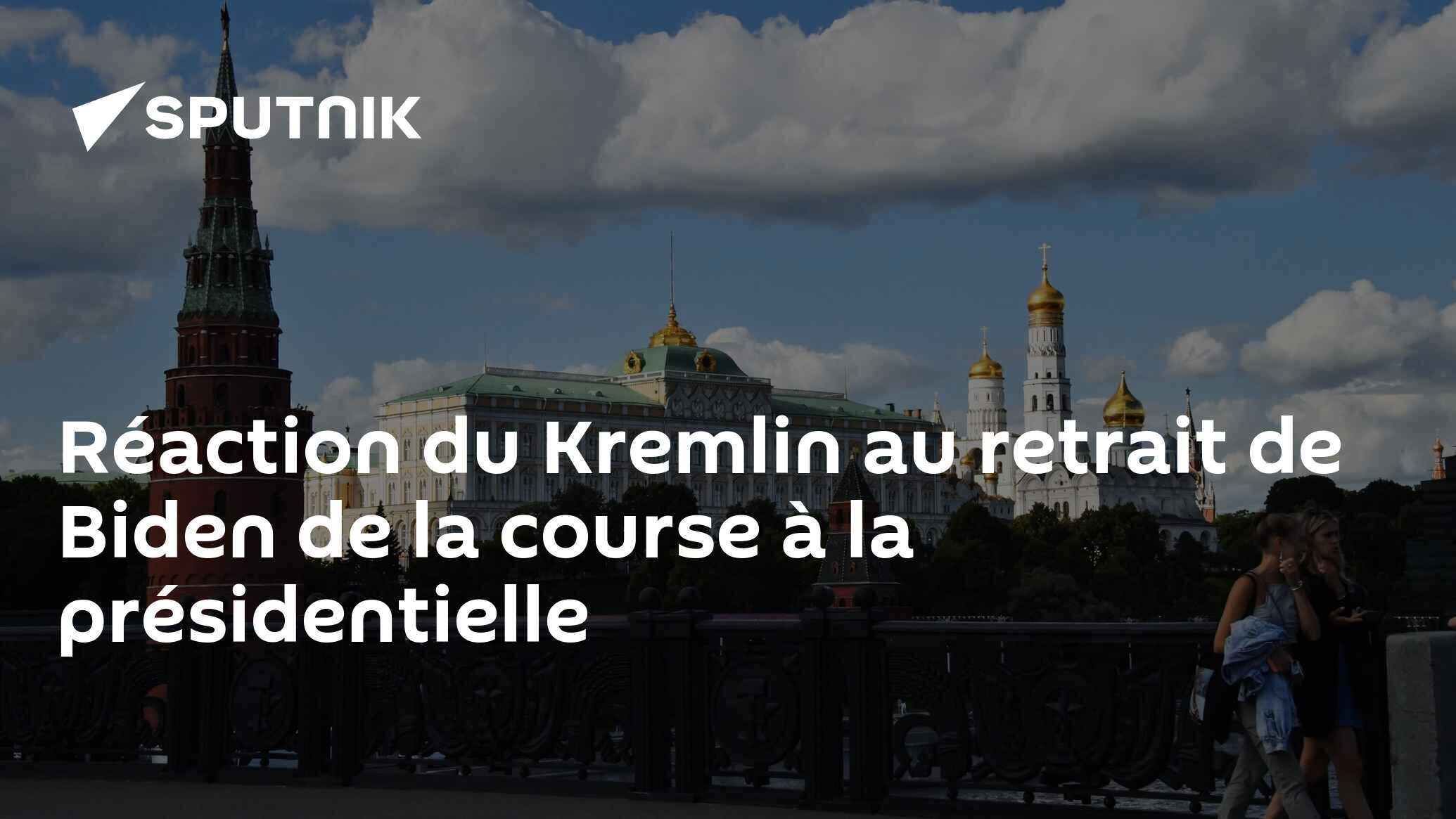 Réaction du Kremlin au retrait de Biden de la course à la présidentielle