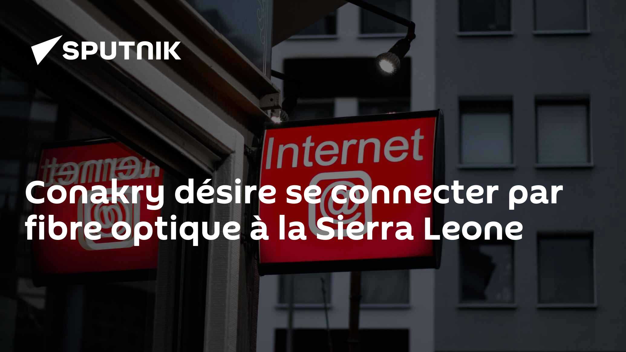 Conakry désire se connecter par fibre optique à la Sierra Leone