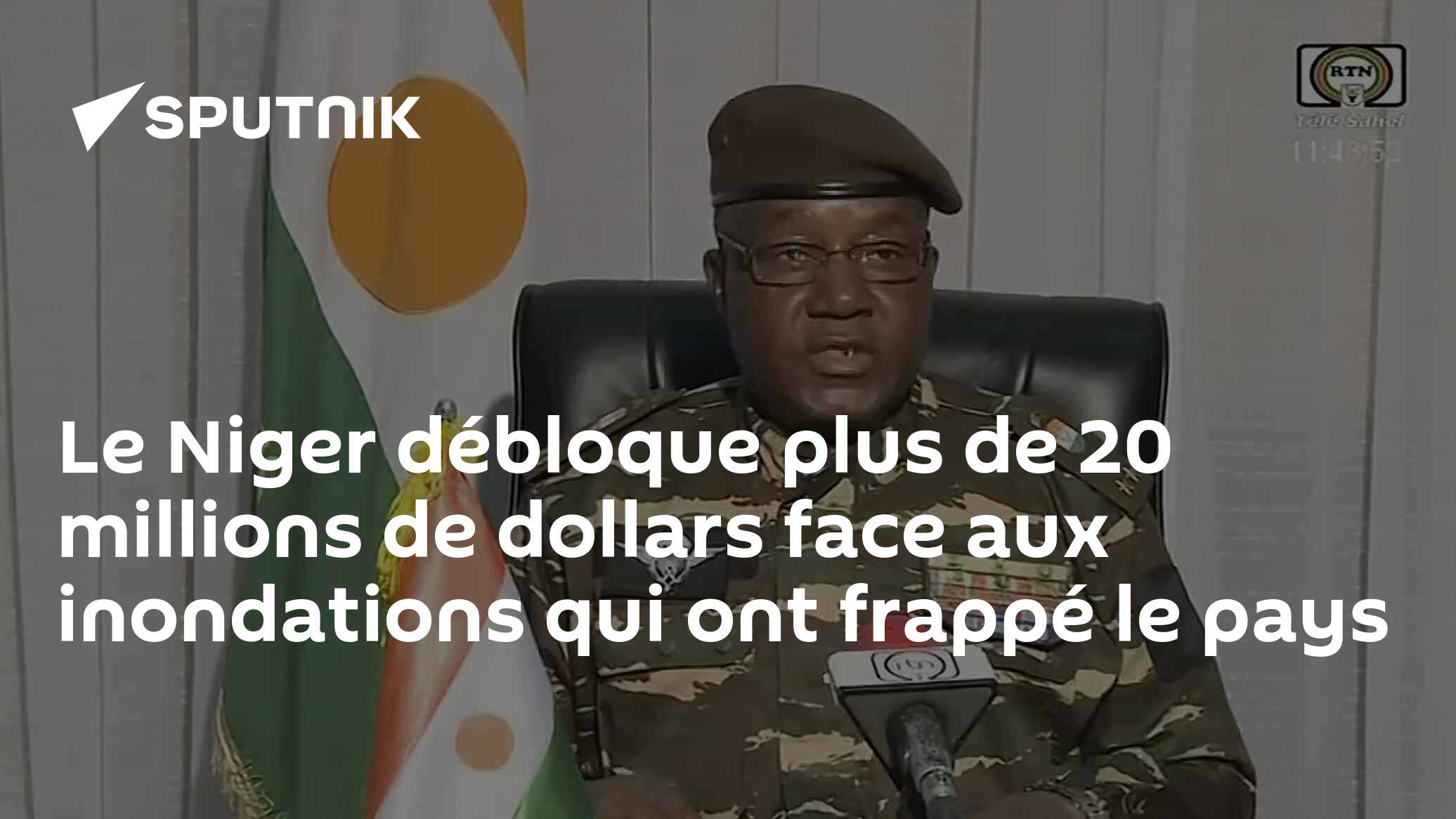 Le Niger débloque plus de 20 millions de dollars face aux inondations qui ont frappé le pays
