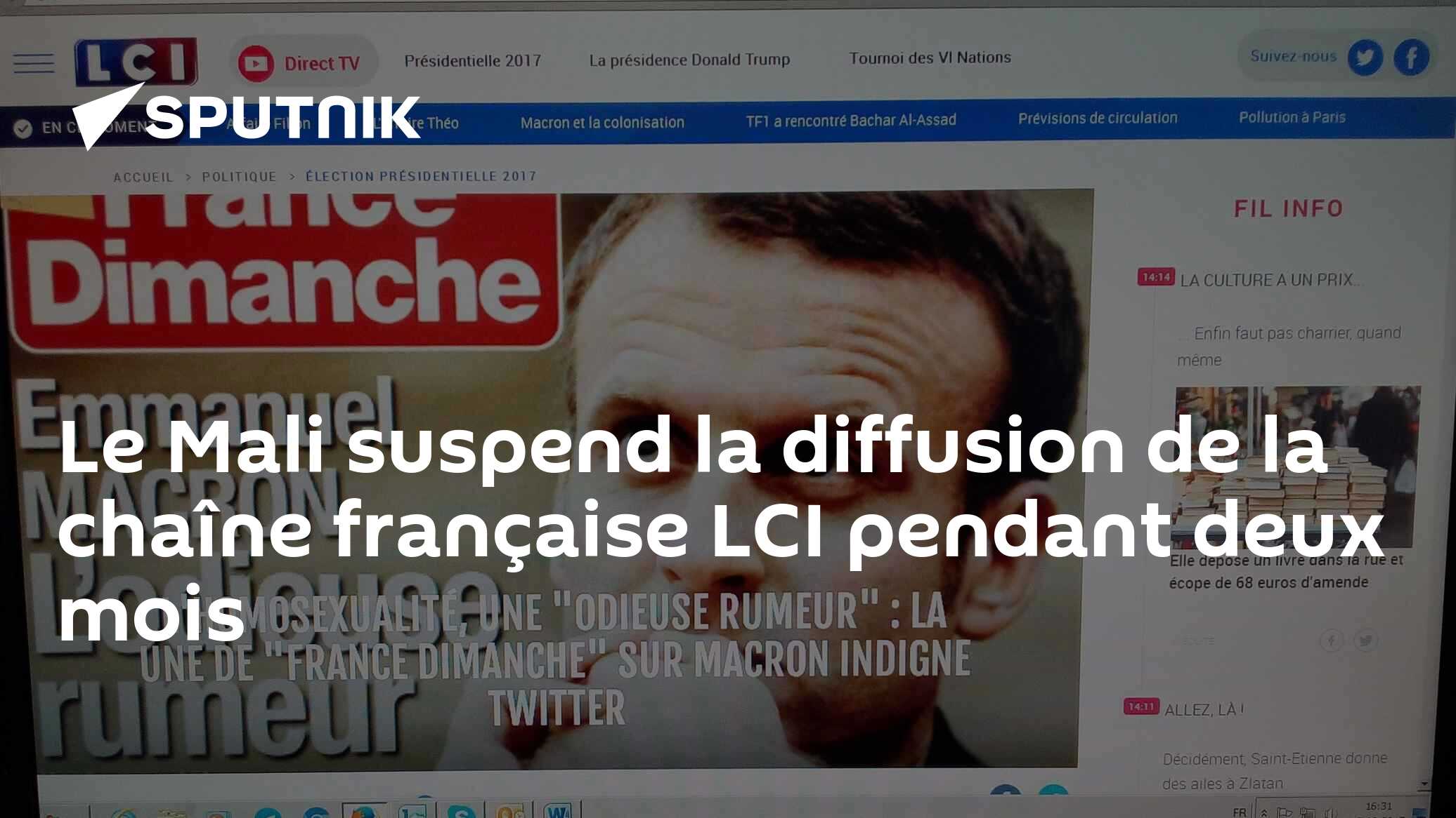 Le Mali suspend la diffusion de la chaîne française LCI pendant deux mois