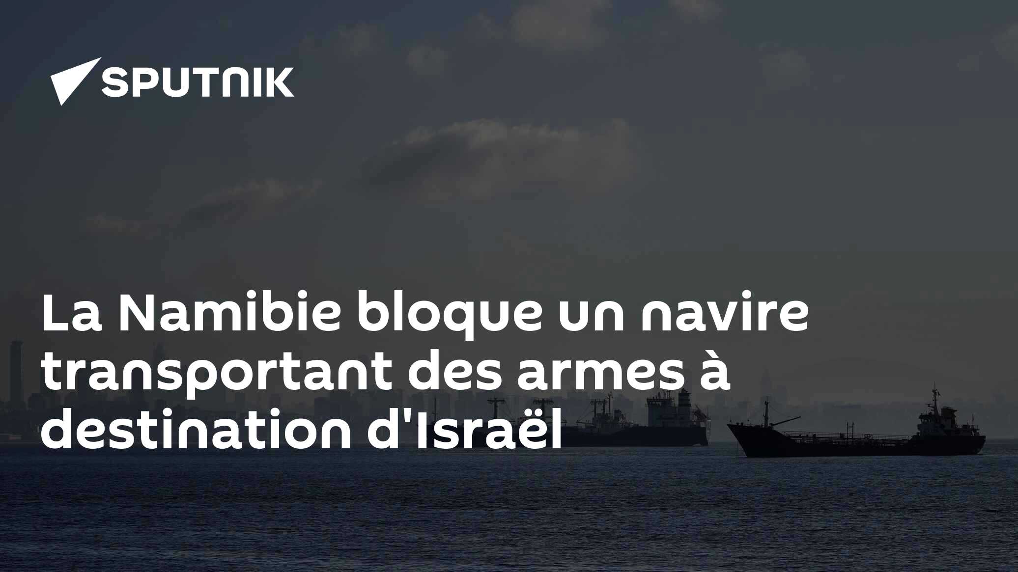 La Namibie bloque un navire transportant des armes à destination d'Israël