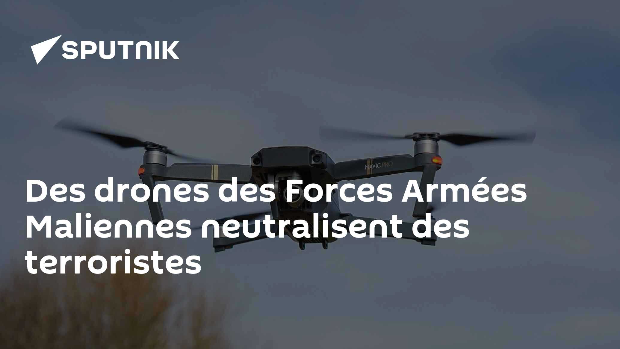 Des drones des Forces Armées Maliennes neutralisent des terroristes