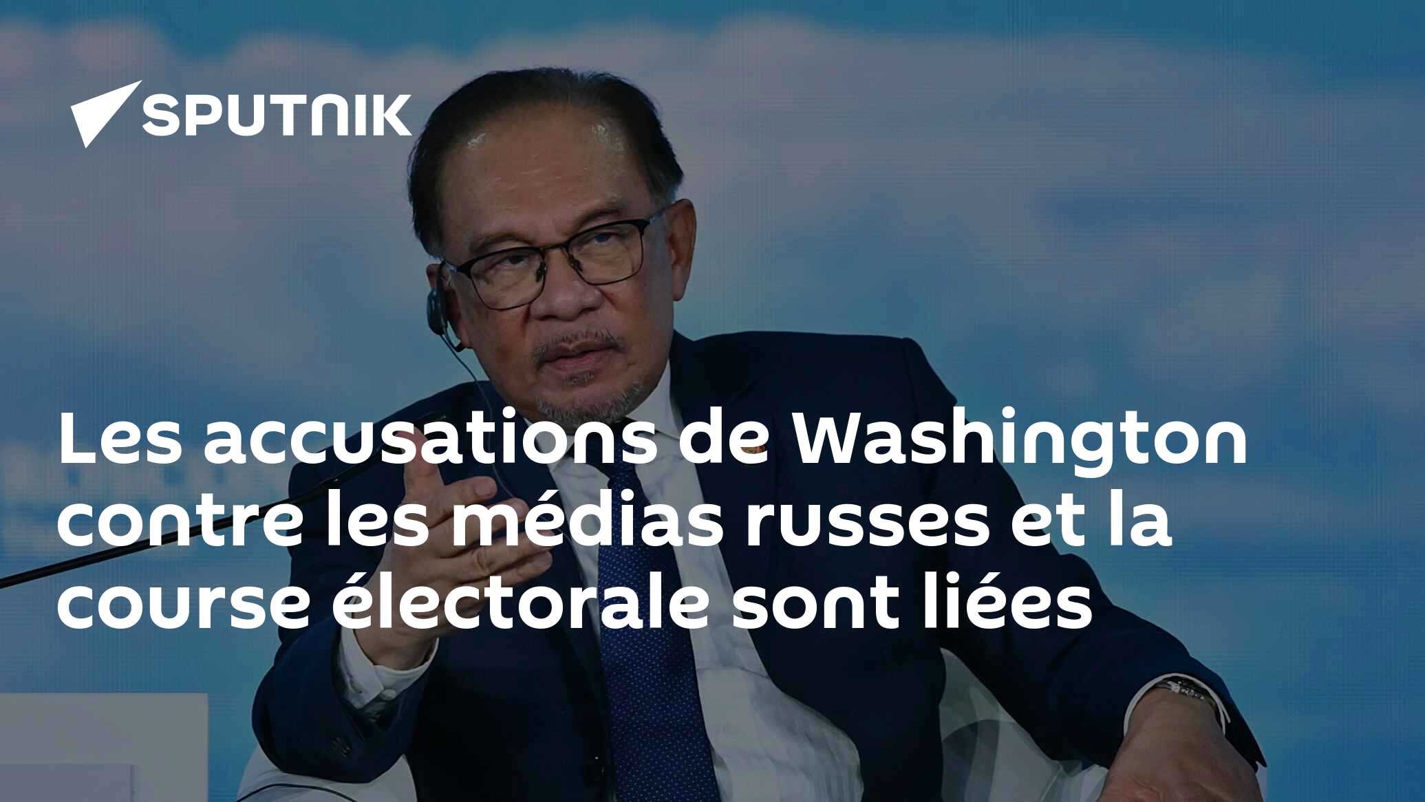 Les accusations de Washington contre les médias russes et la course électorale sont liées