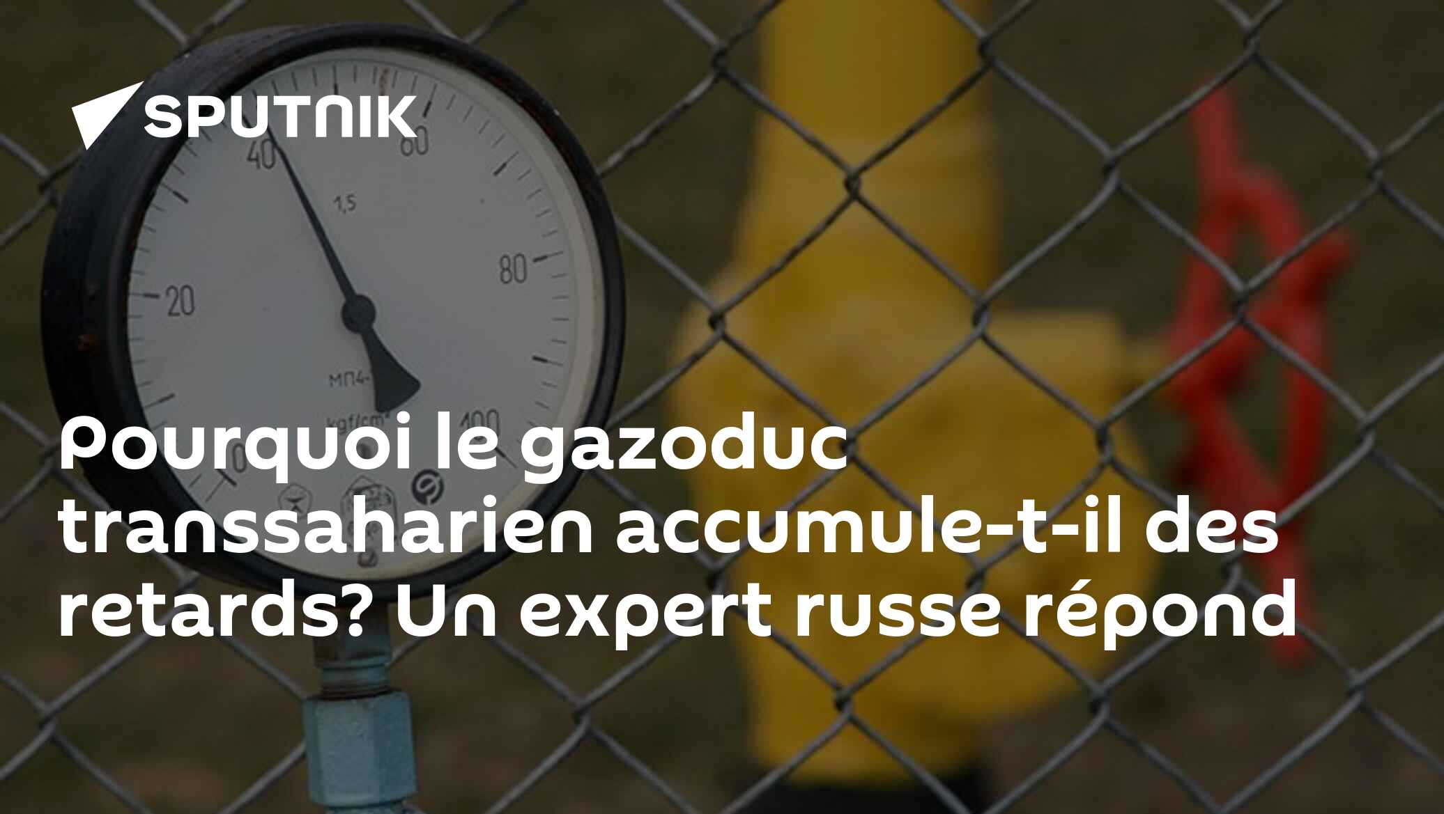 Pourquoi le gazoduc transsaharien accumule-t-il des retards? Un expert russe répond