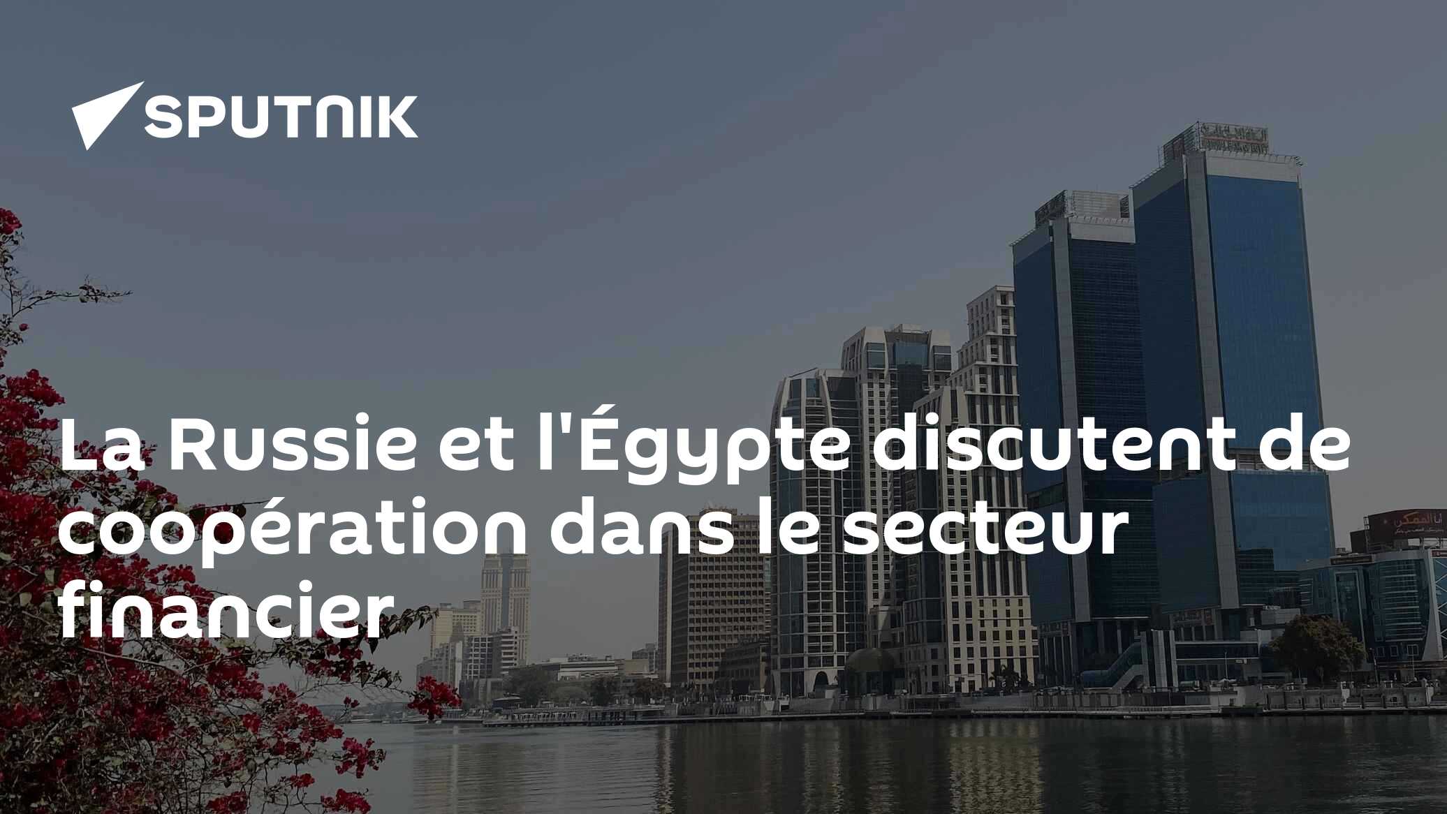 La Russie et l'Égypte discutent de coopération dans le secteur financier