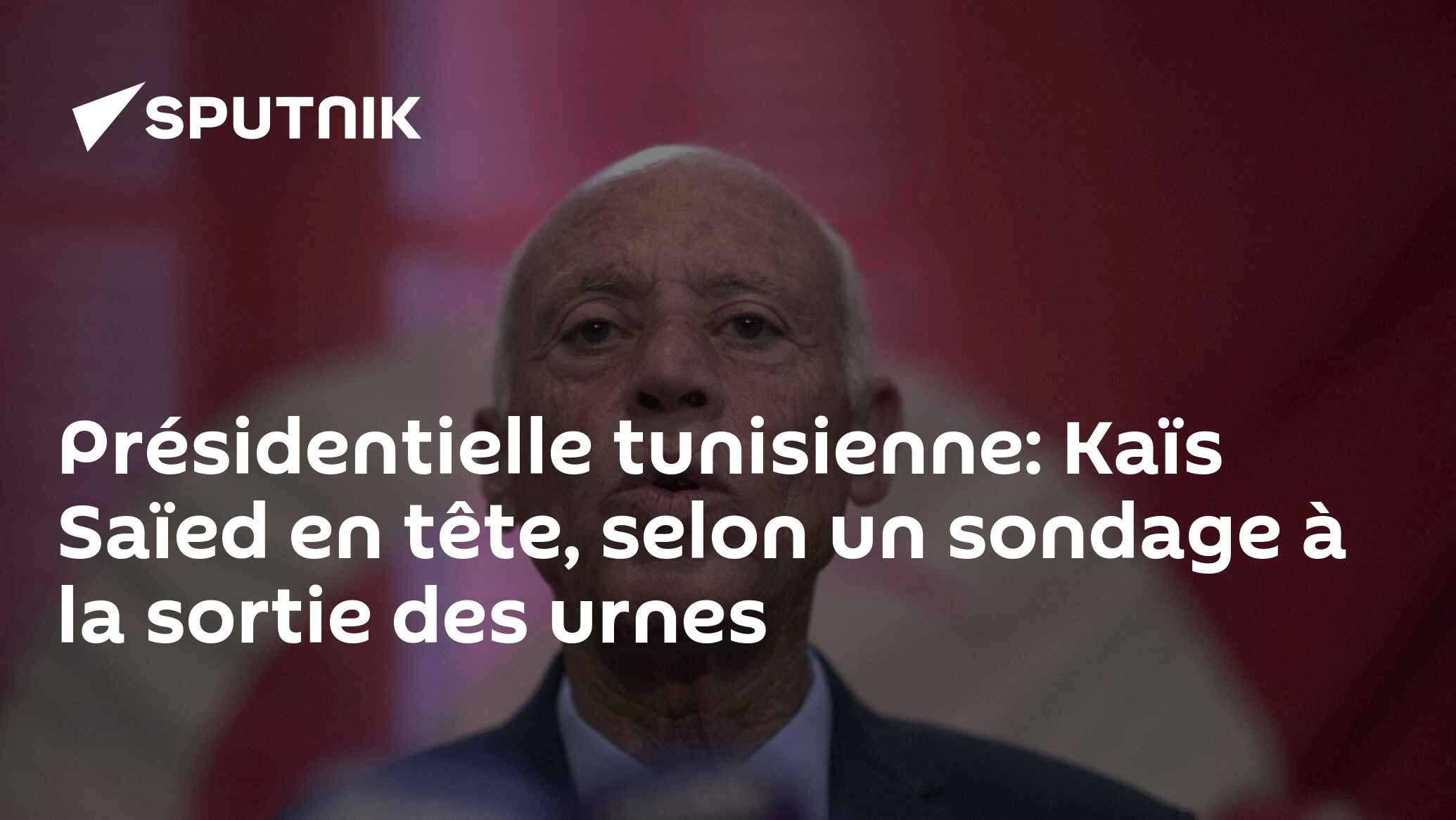 Présidentielle tunisienne: Kaïs Saïed en tête, selon un sondage à la sortie des urnes