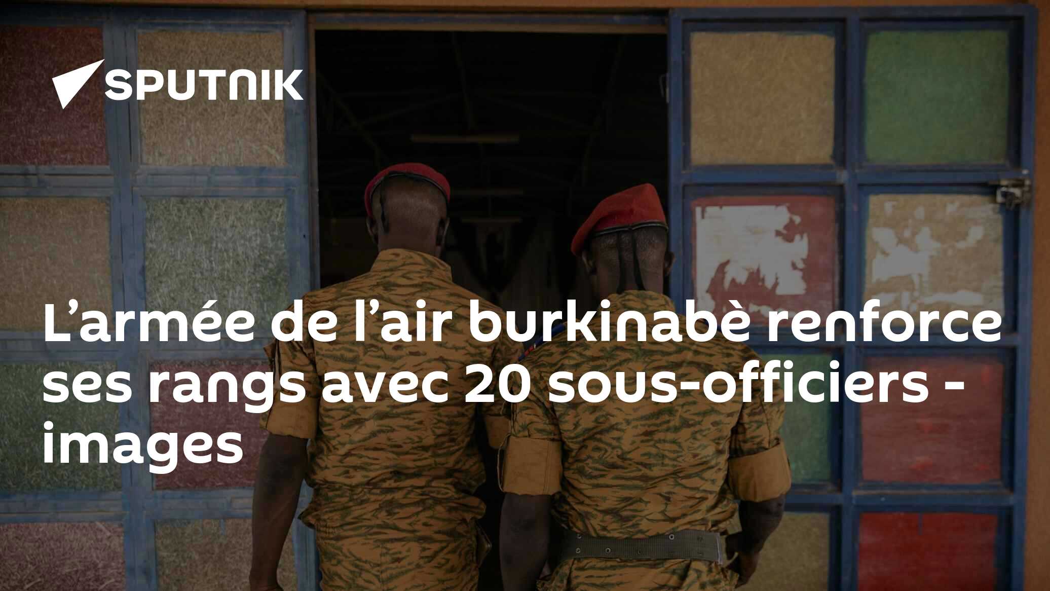L’armée de l’air burkinabè renforce ses rangs avec 20 sous-officiers - images