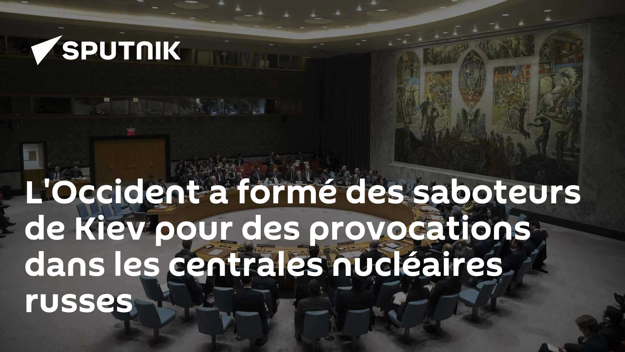 L'Occident a formé des saboteurs de Kiev pour des provocations dans les centrales nucléaires russes