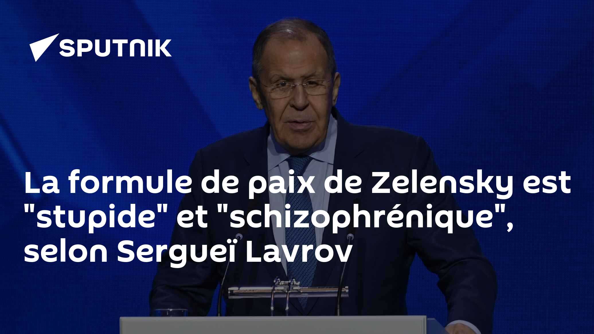 Photo La formule de paix de Zelensky est 