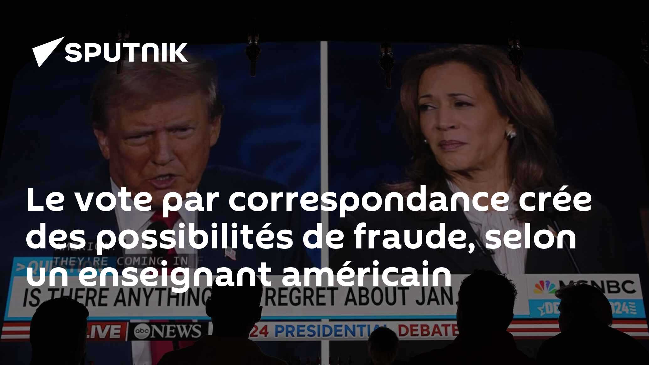 Le vote par correspondance crée des possibilités de fraude, selon un enseignant américain