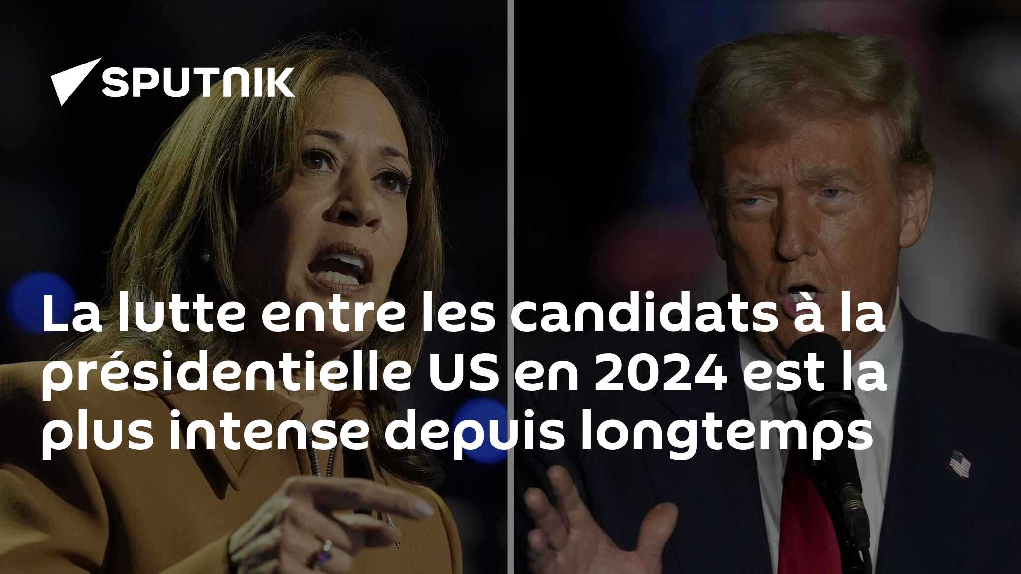 La lutte entre les candidats à la présidentielle US en 2024 est la plus intense depuis longtemps