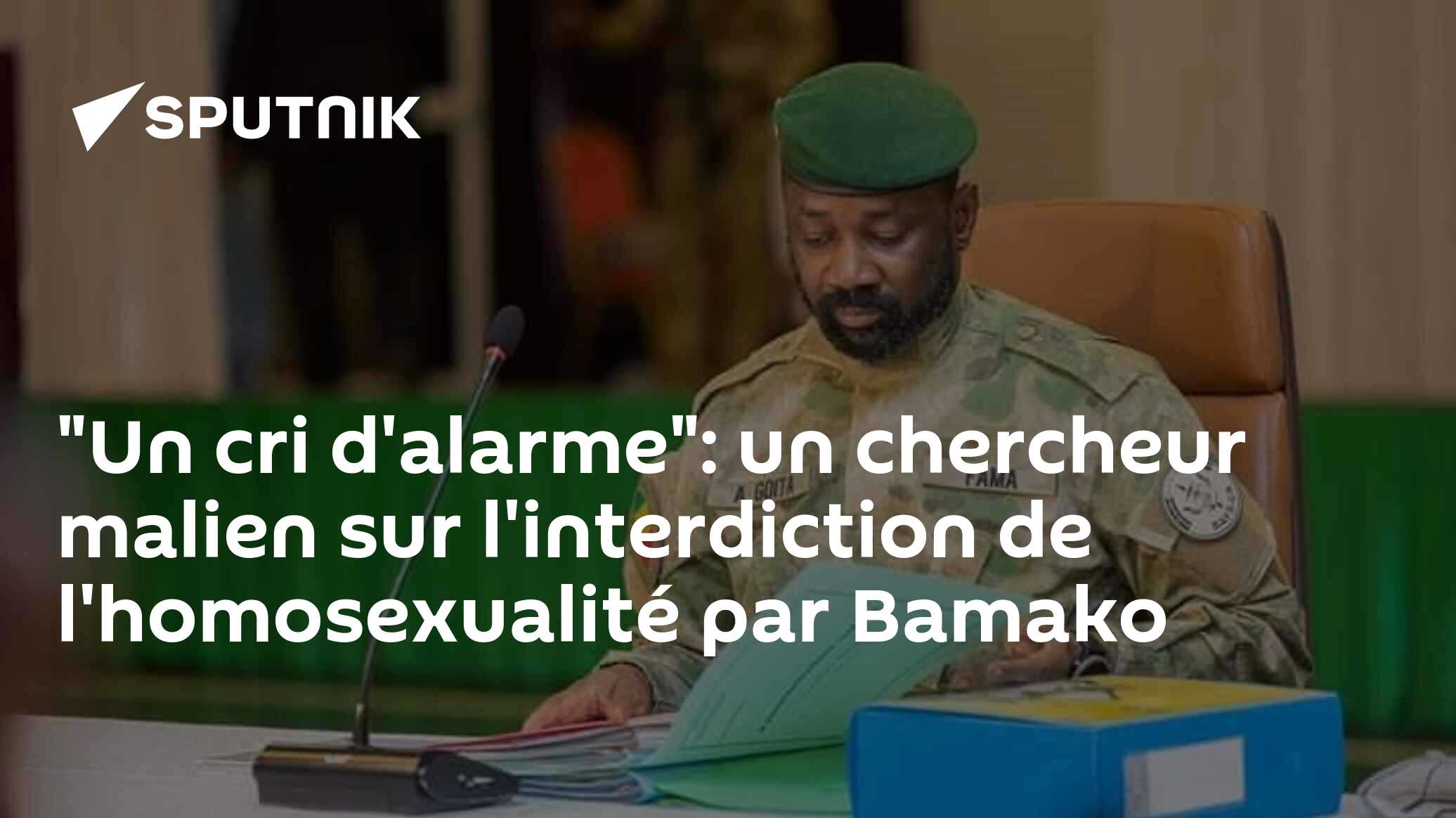 "Un cri d'alarme": un chercheur malien sur l'interdiction de l'homosexualité par Bamako
