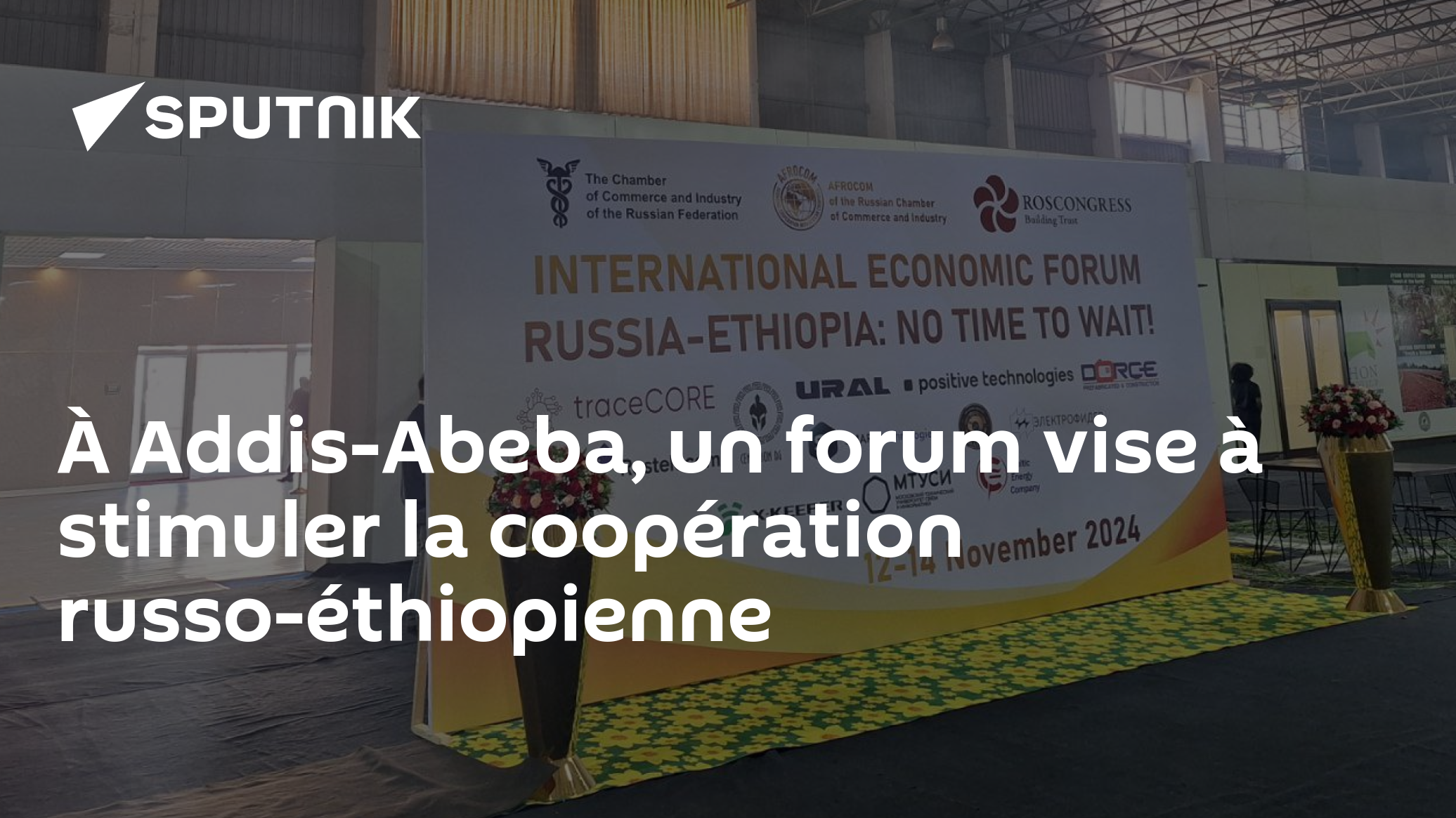 À Addis-Abeba, un forum vise à stimuler la coopération russo-éthiopienne