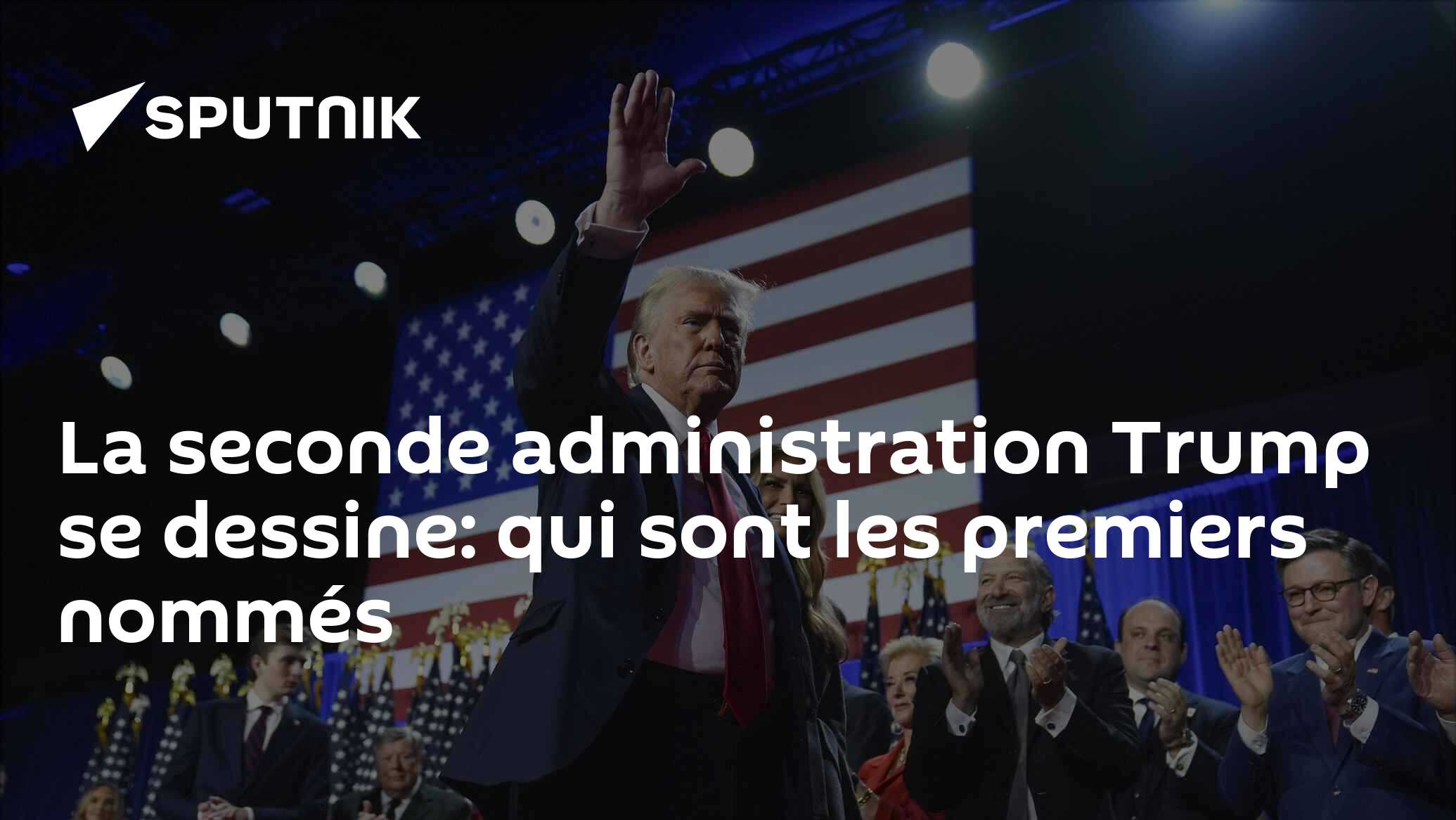 La seconde administration Trump se dessine: qui sont les premiers nommés